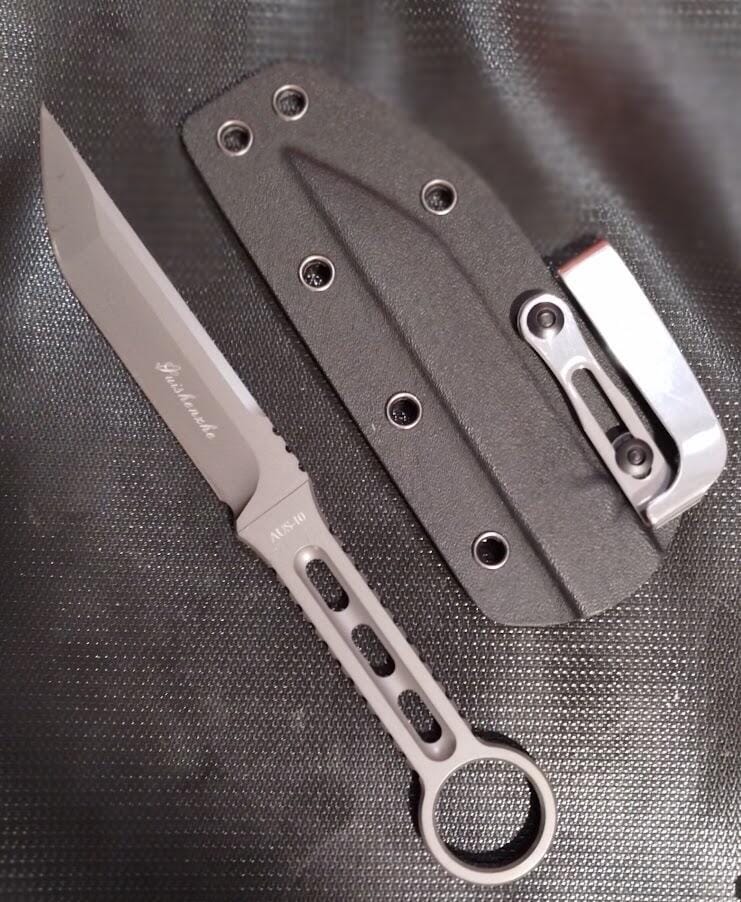 Customer photo review of Cressi AUS-10 Fixed Blade Knife – Premium EDC Outdoor Utility Knife