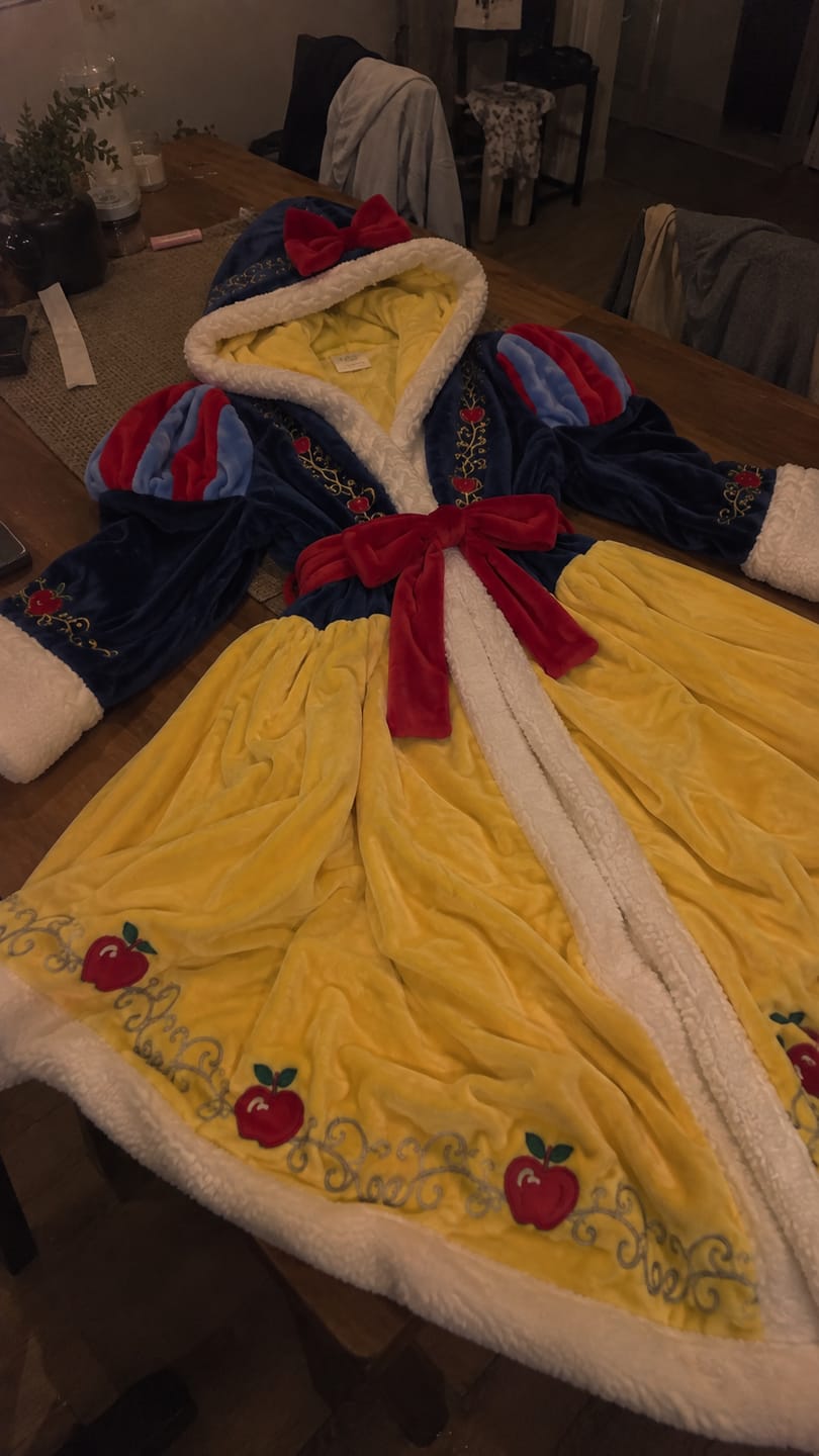 Customer photo review of Princess Comfort Heated Robe