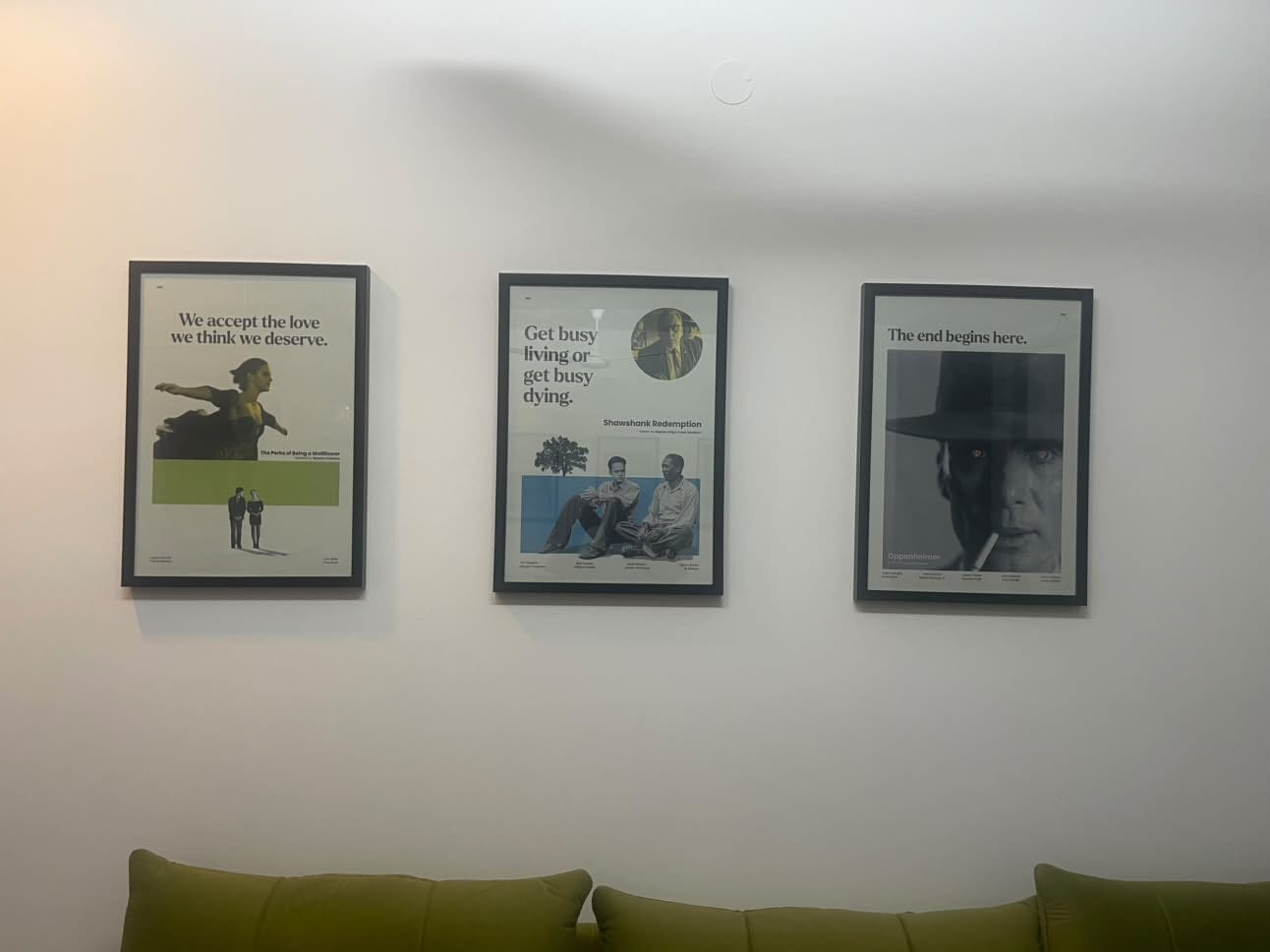 Customer photo review of Oppenheimer Poster