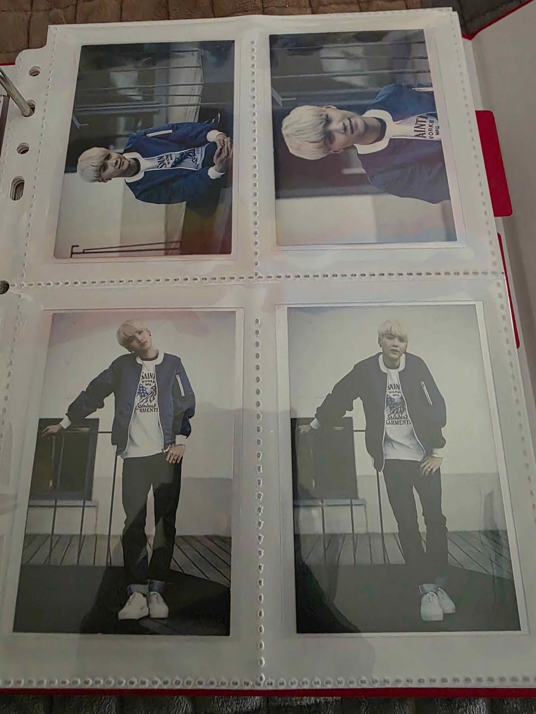 Customer photo review of Custom A5 4-Pocket Pages - Mini Tour - White