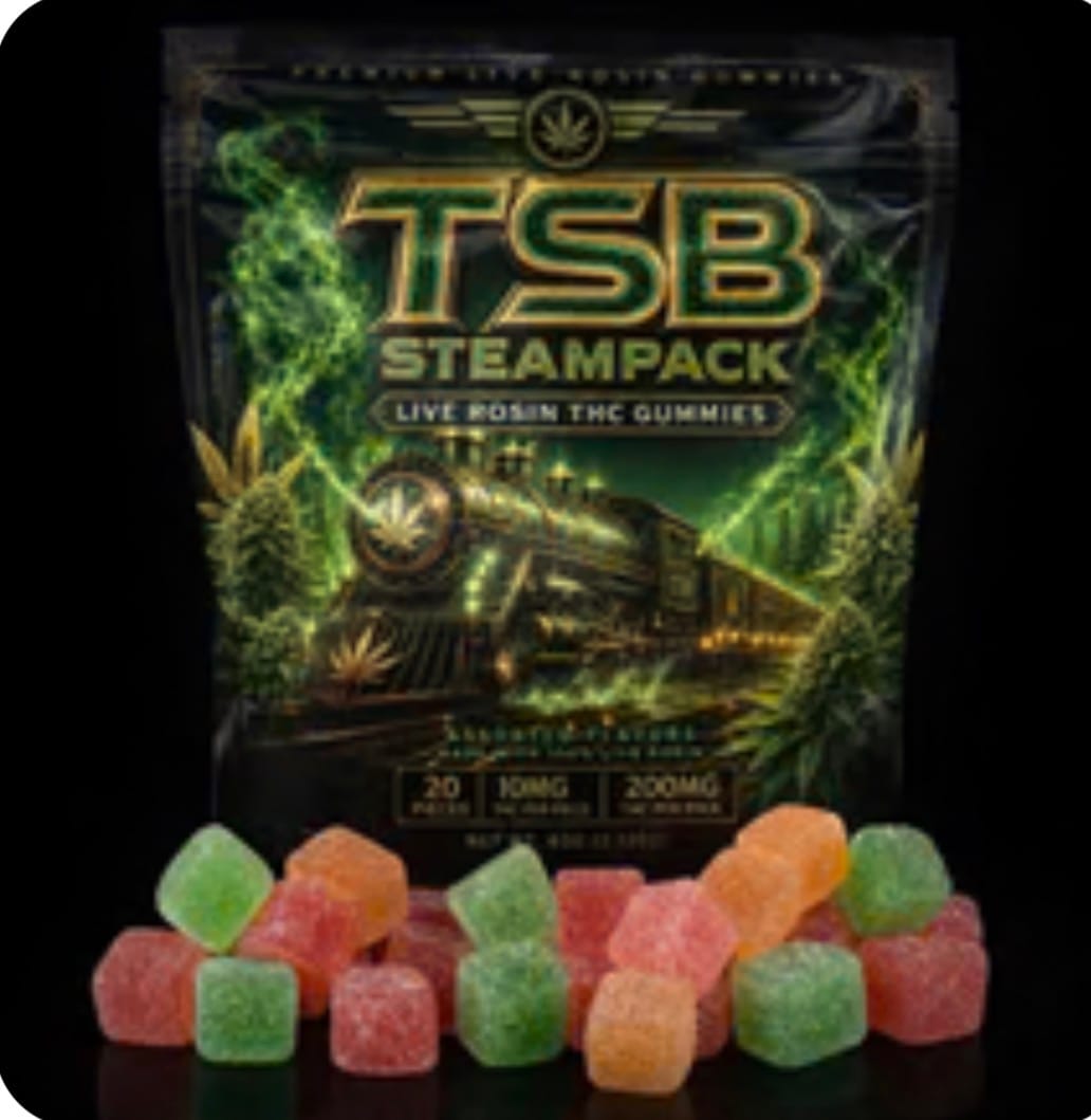 Customer photo review of TSB Steampack Live Rosin THC Gummies