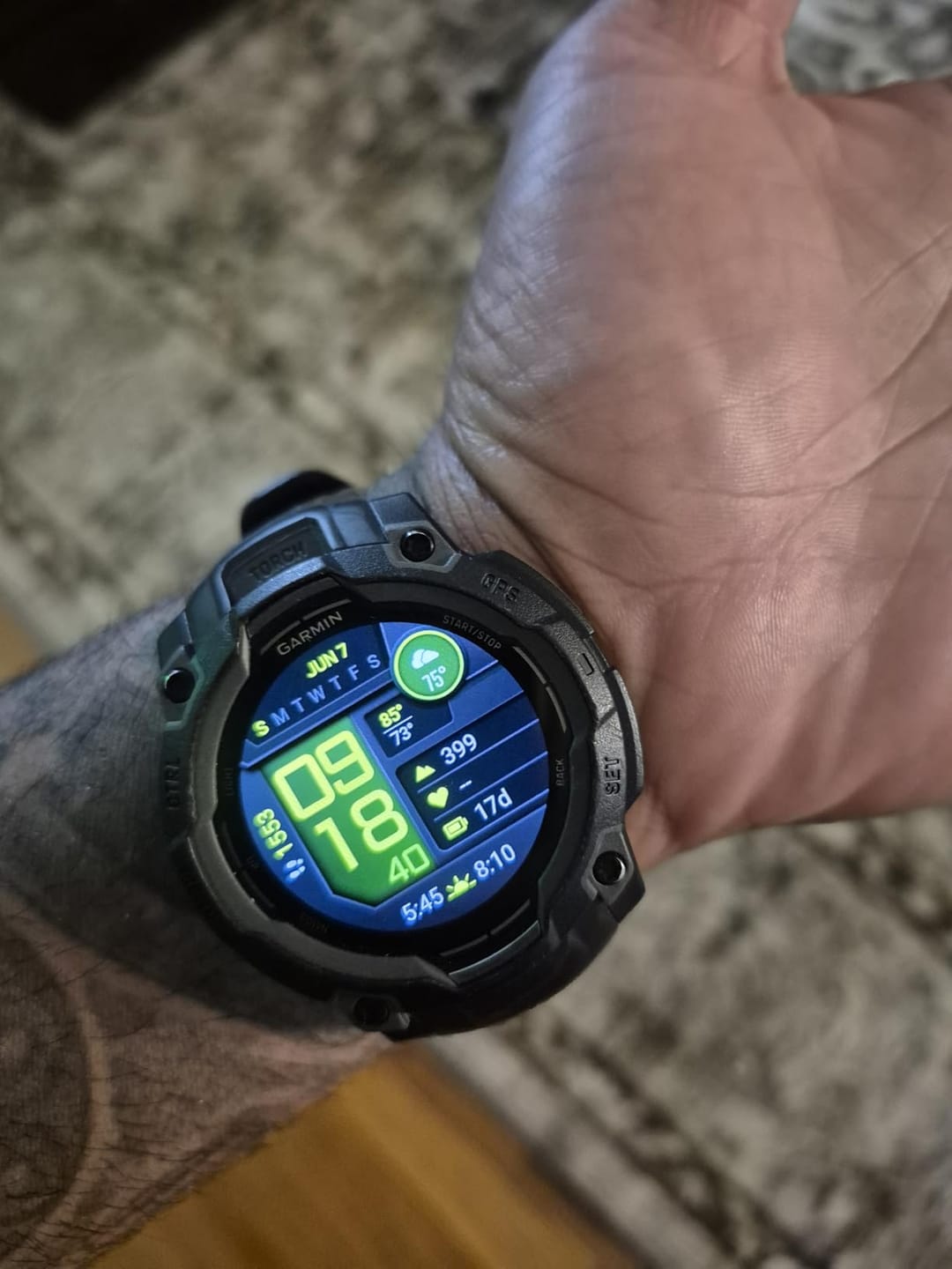 Customer photo review of Garmin Instinct 3 AMOLED