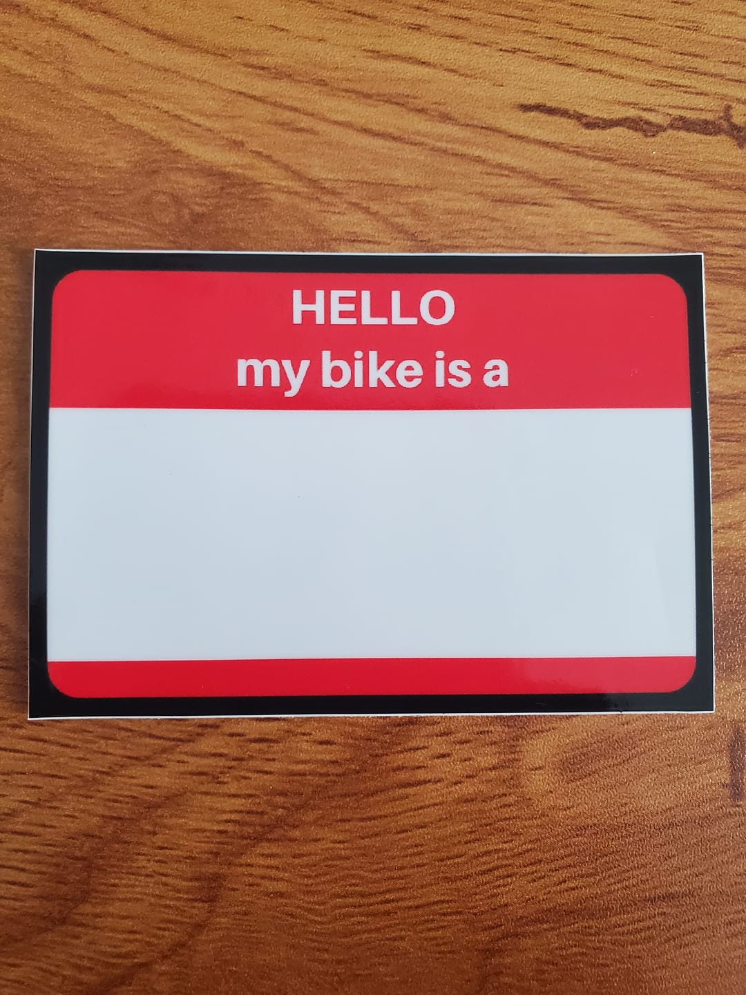 Customer photo review of Rectangle Stickers
