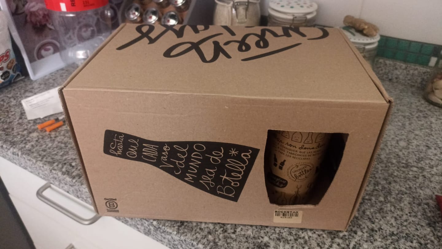 Customer photo review of Vasos Rockstar -  Juego de 6 Vasos - 500 ml