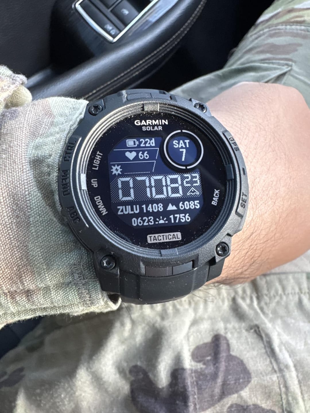 Customer photo review of Garmin Instinct 3 Tactical Edition