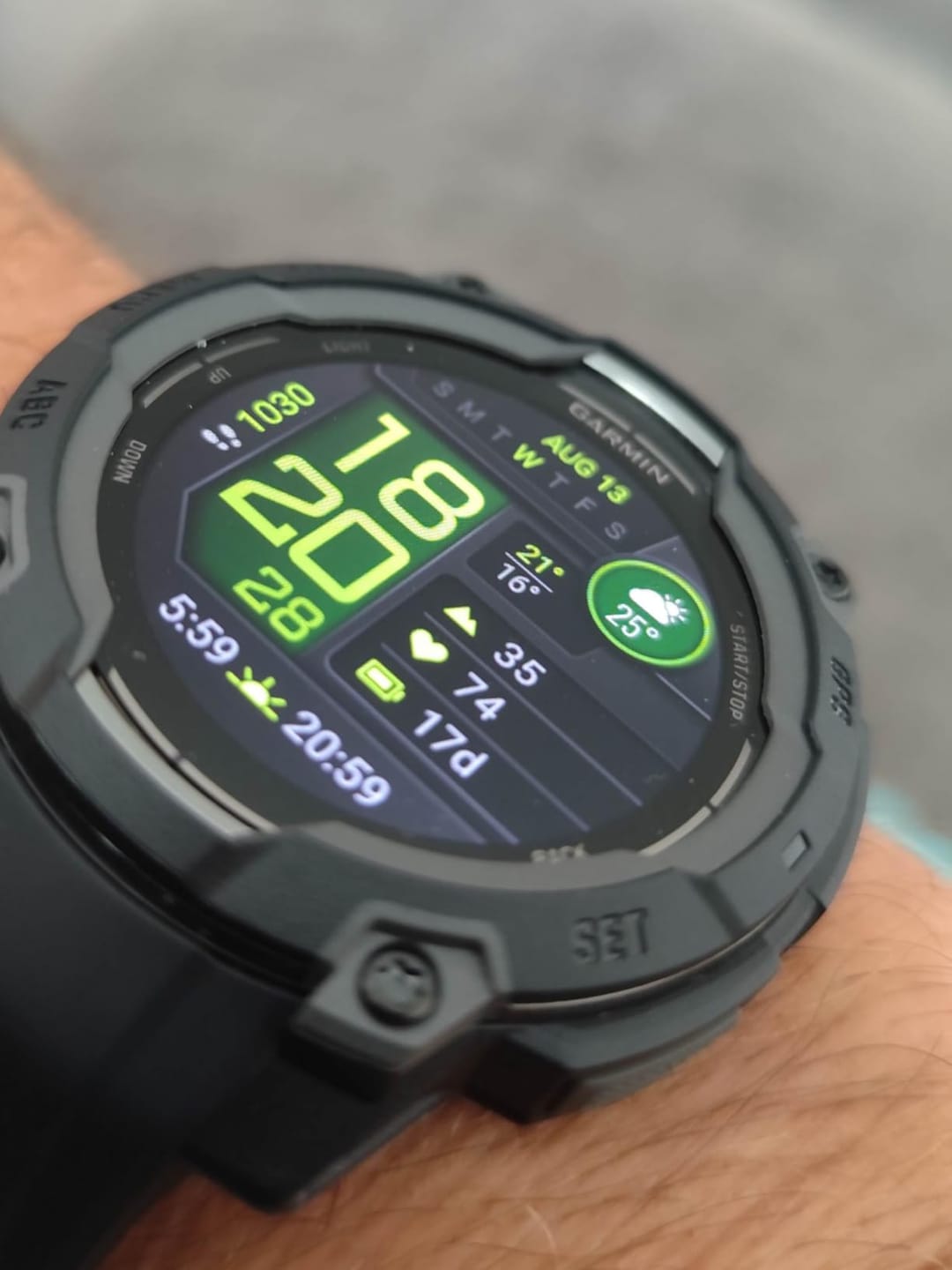 Customer photo review of Garmin Instinct 3 AMOLED