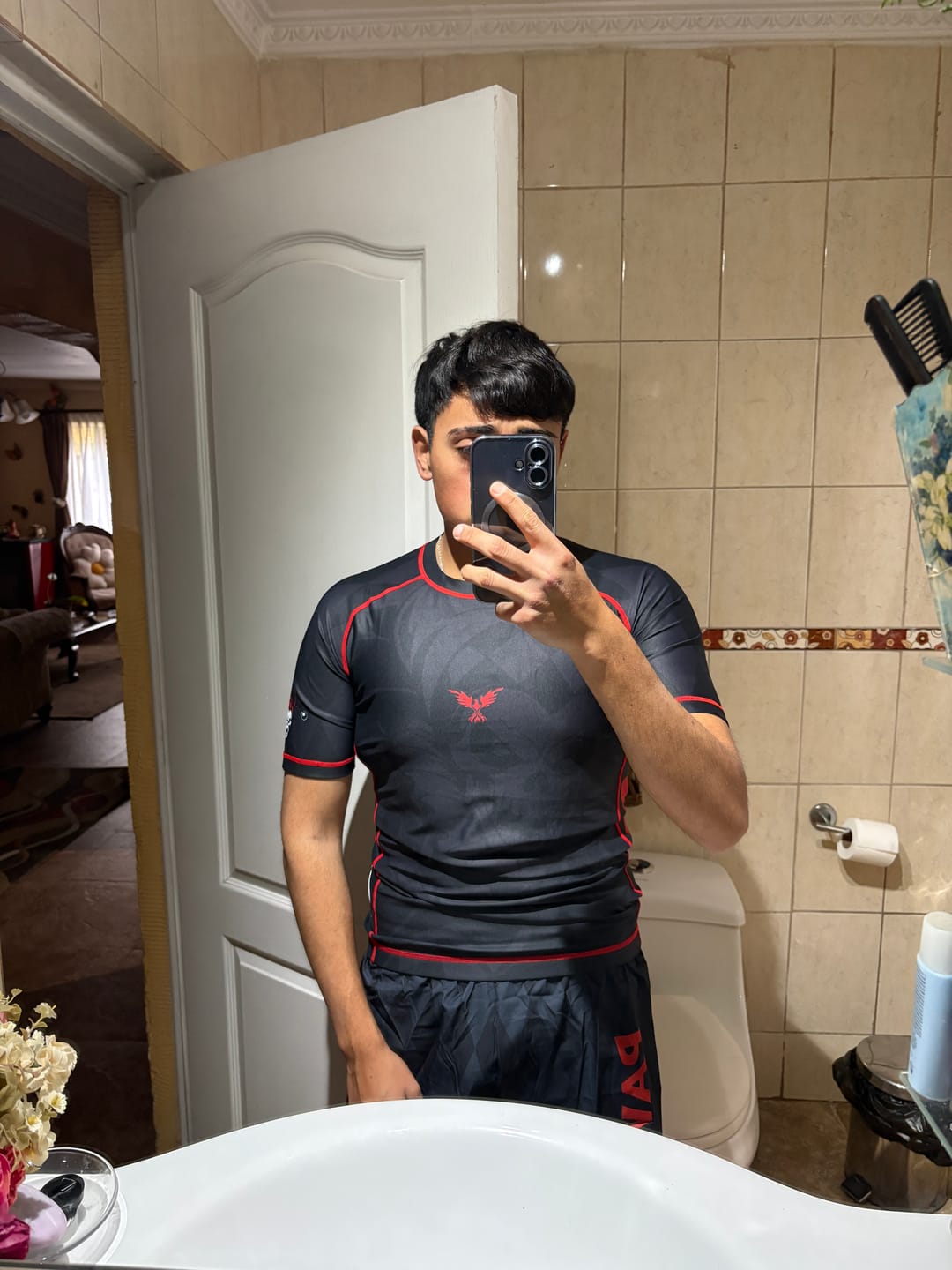 Customer photo review of Rashguard Póker - Pro Series