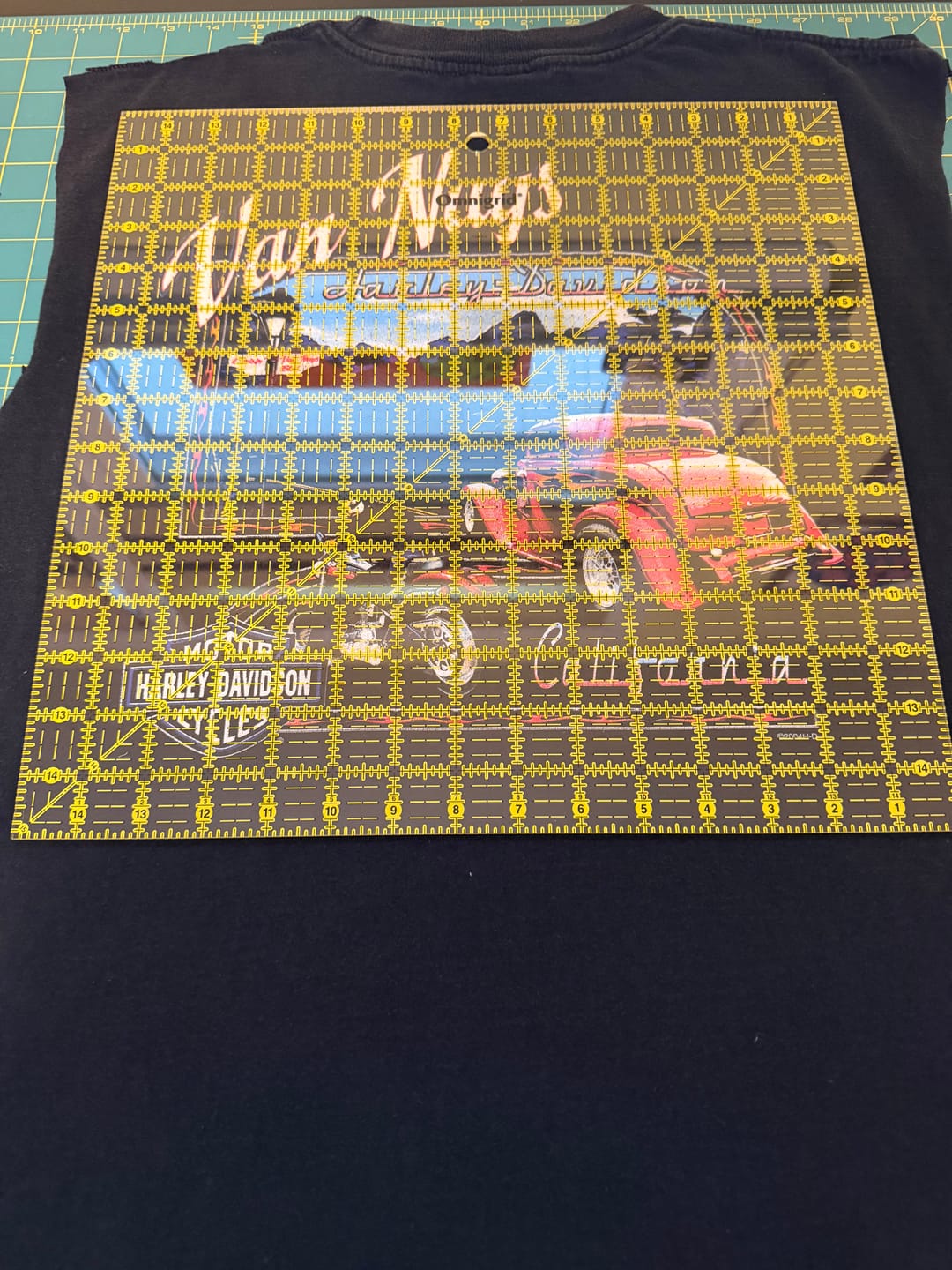 Customer photo review of Omnigrid Square Ruler