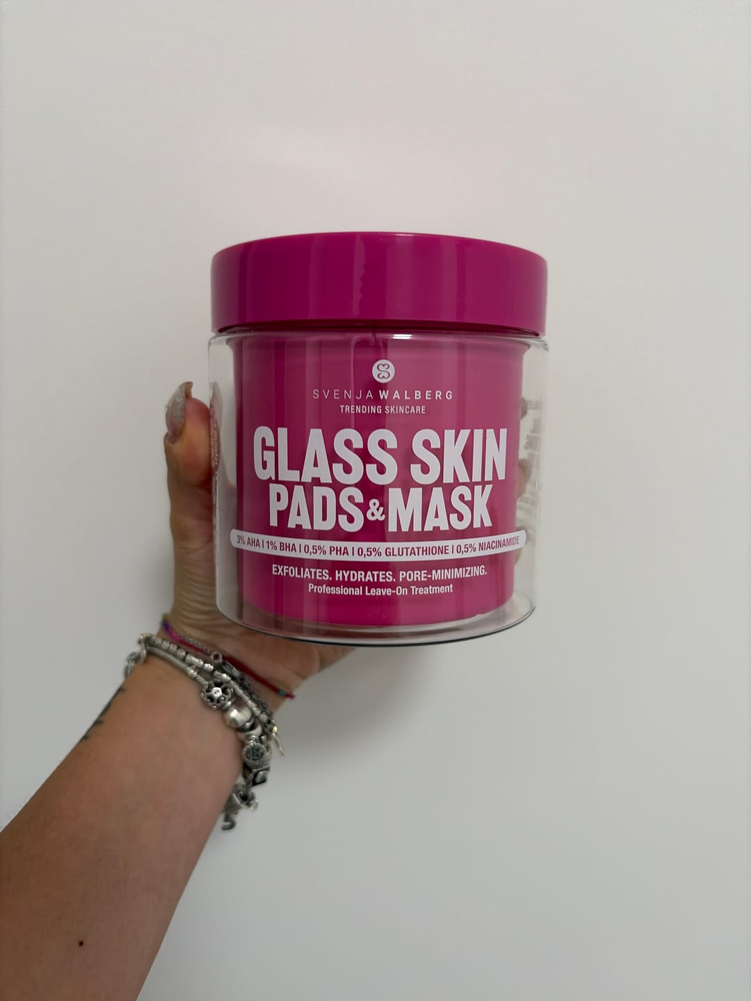 Customer photo review of Glass Skin Pads & Mask