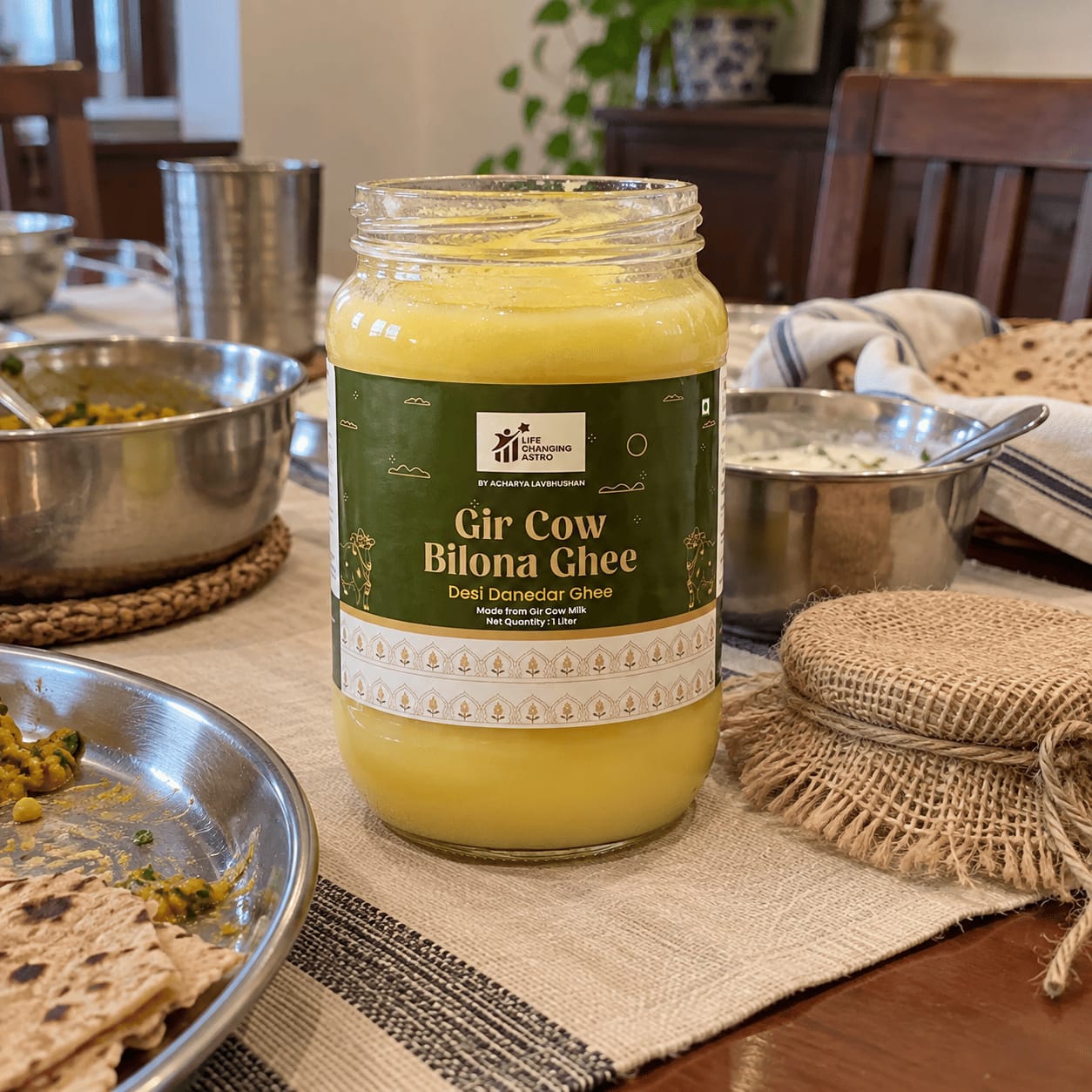 Customer photo review of Gir Cow Bilona Ghee