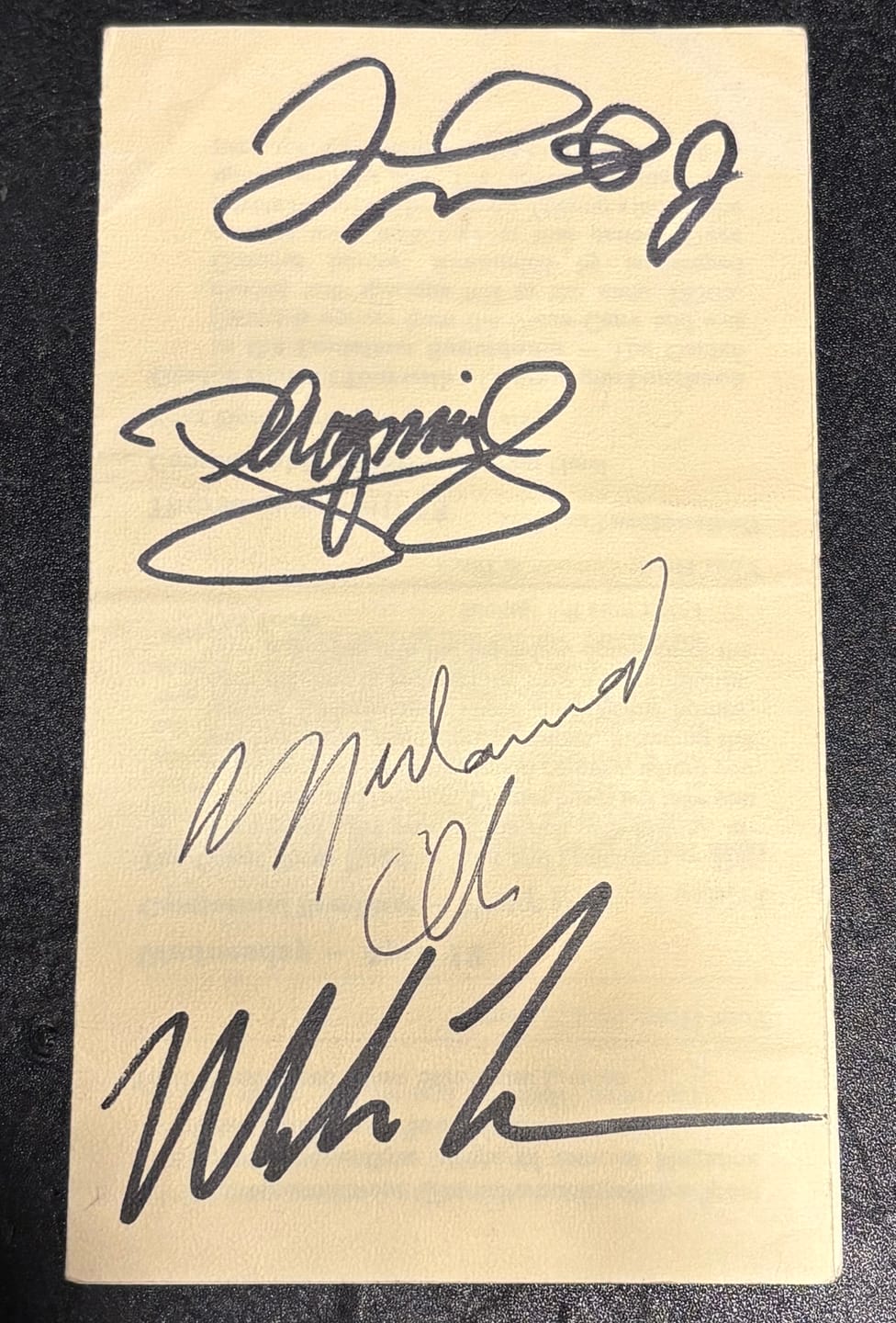 Customer photo review of Floyd Mayweather Jr. Autograph Signing