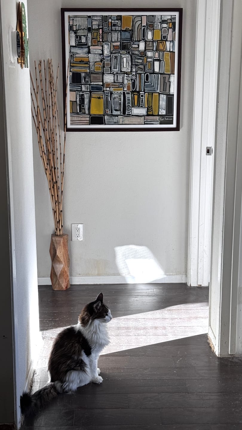 Customer photo review of Custom Framed Print for Mark