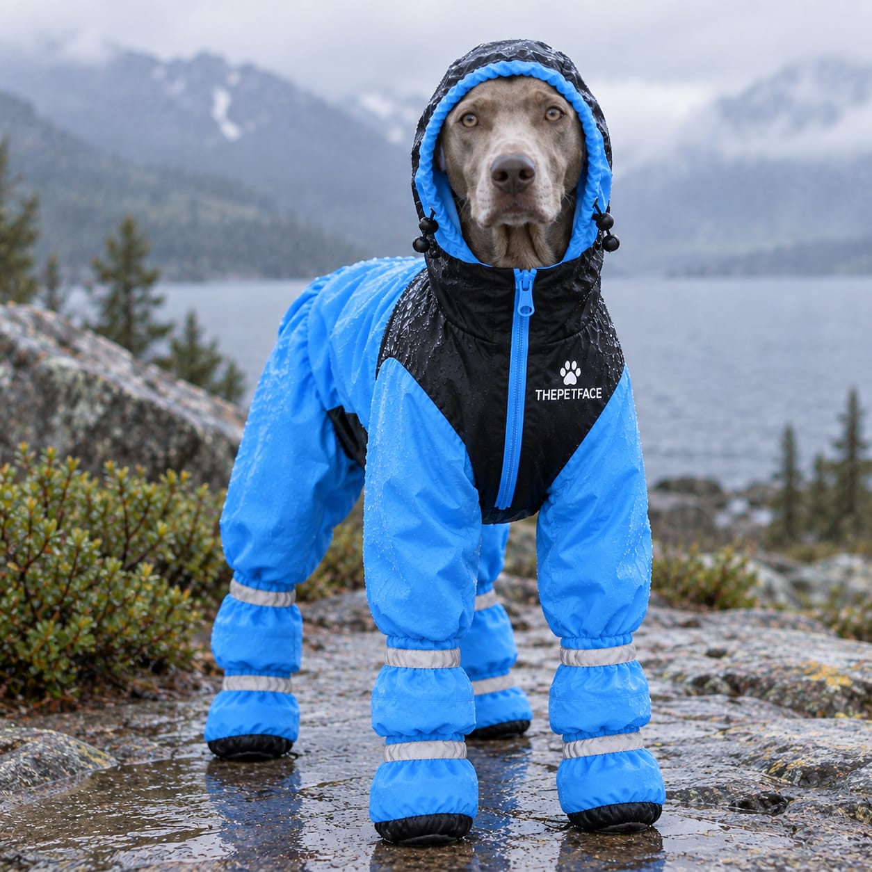 Customer photo review of Chubasquero integral para perros pequeños