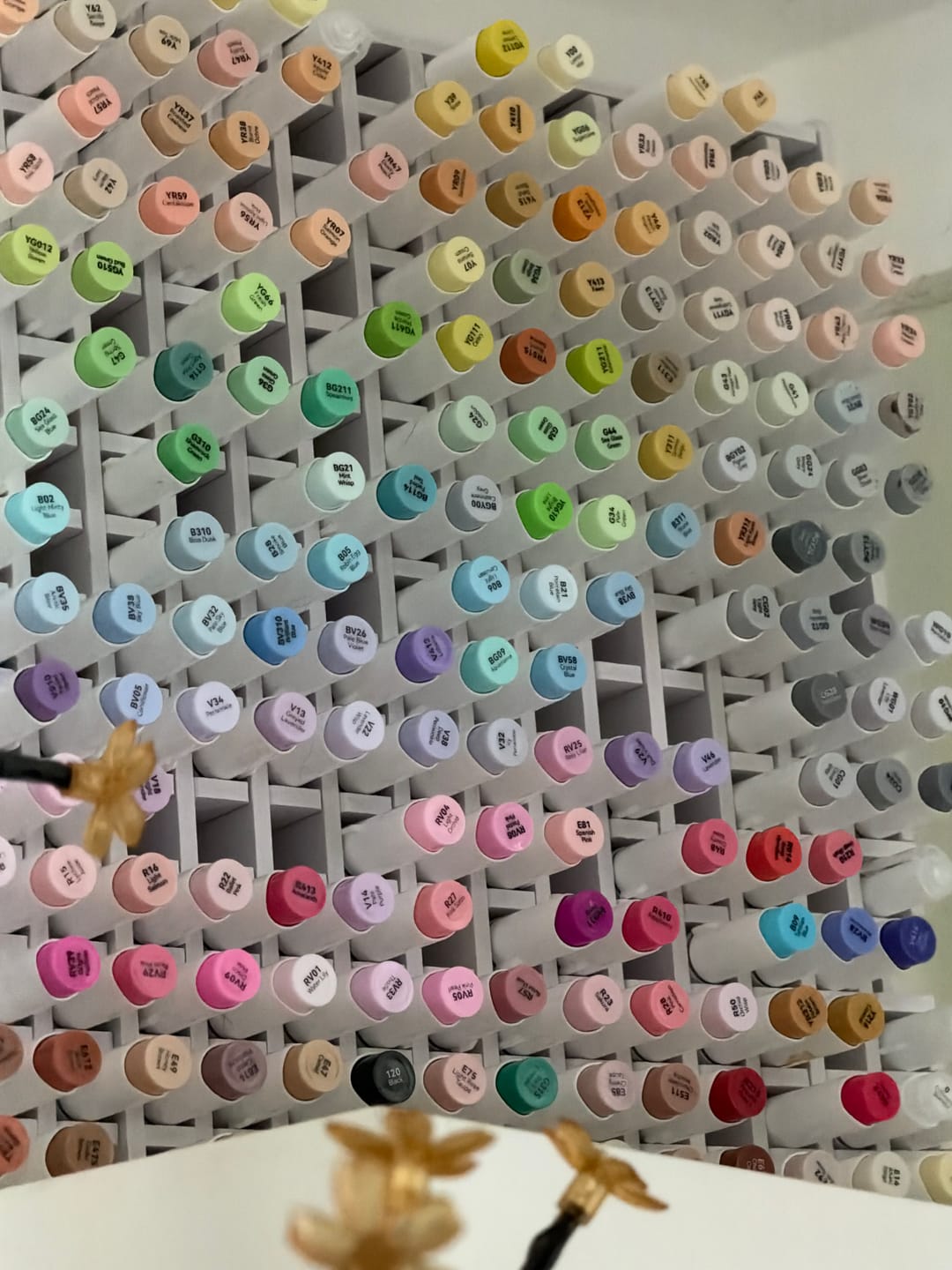 Customer photo review of Ohuhu Honolulu 36 Skin Tone Colors Dual Tips Portrait Alcohol Art Markers (New Color Codes)