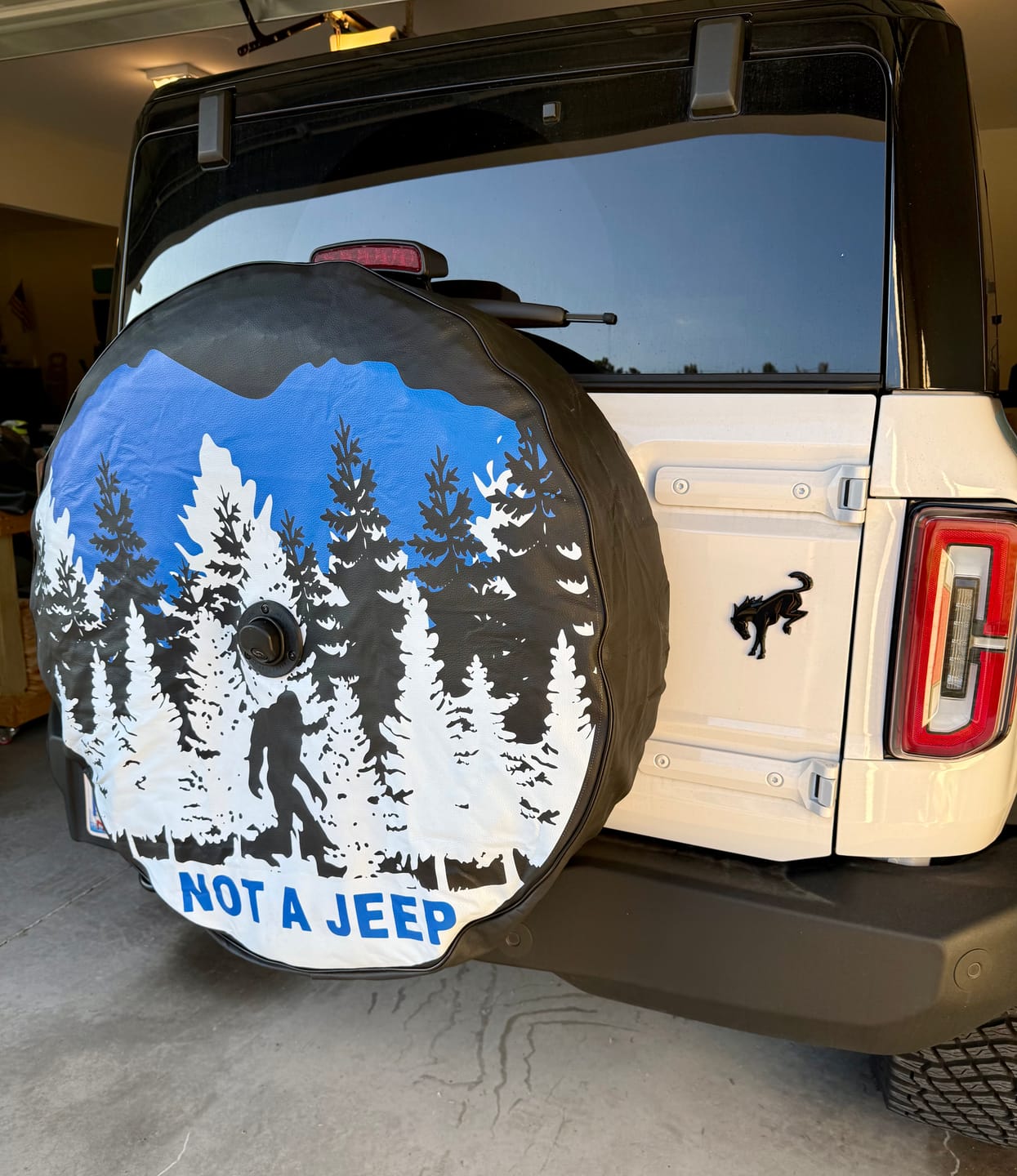 Customer photo review of Not A J**p Tire Cover