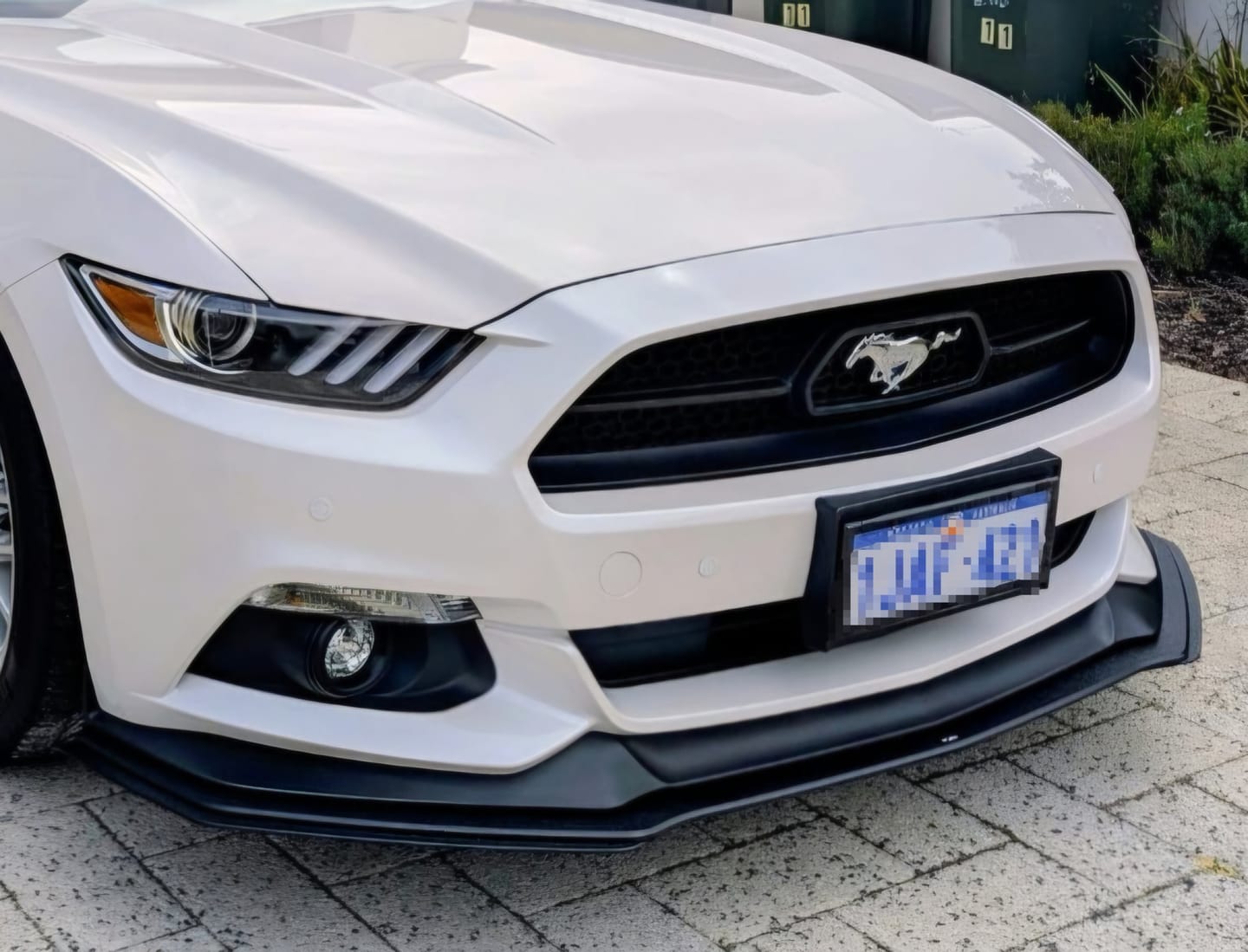 Customer photo review of GT Mustang S550 FM Front Lip Splitter