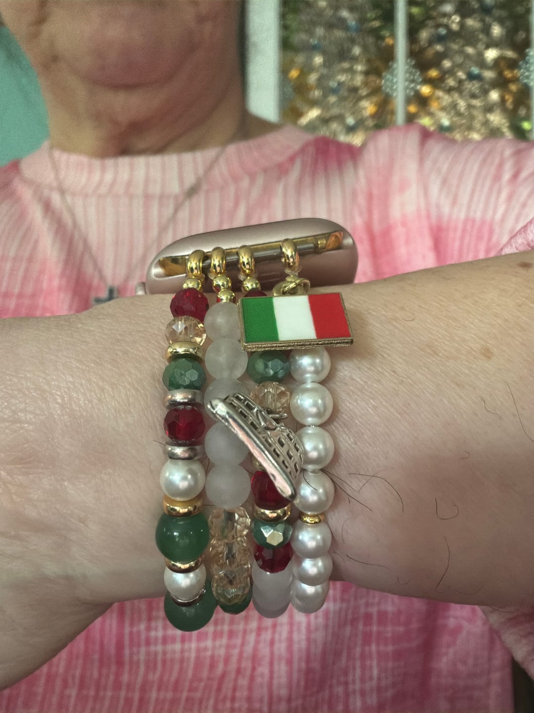 Customer photo review of Dolce Vita Stretch Apple Watch Strap