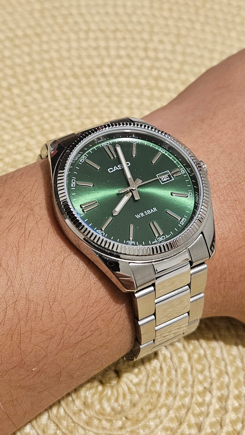 Customer photo review of Reloj Casio Análogo MTP-1302D-3AJF Verde 38,5mm JDM