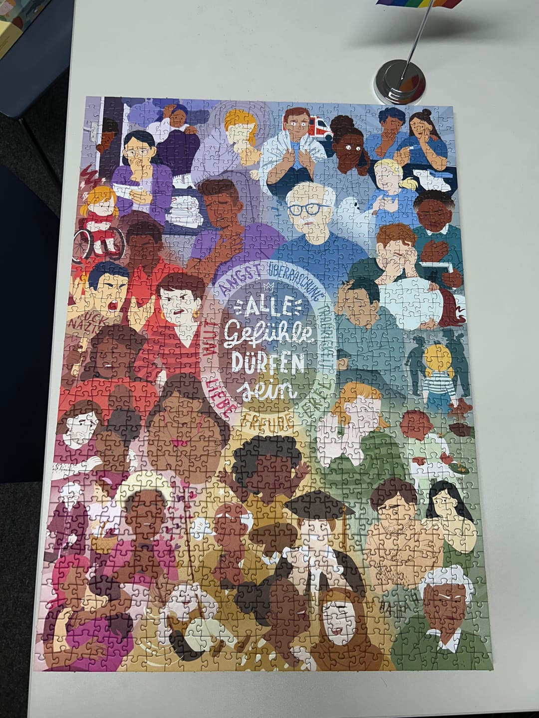 Customer photo review of Gefühle Puzzle