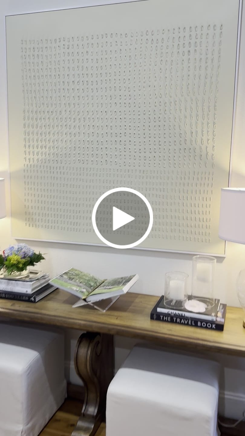 Customer video review of Abstract Tranquility Art Painting #WS261