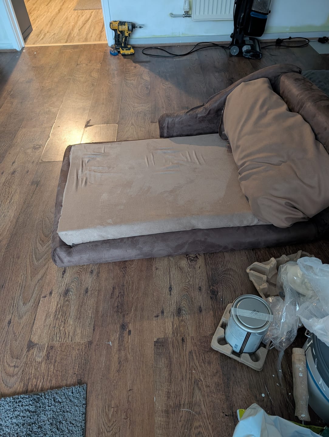 Customer photo review of Soft Touch Faux Suede Fabric