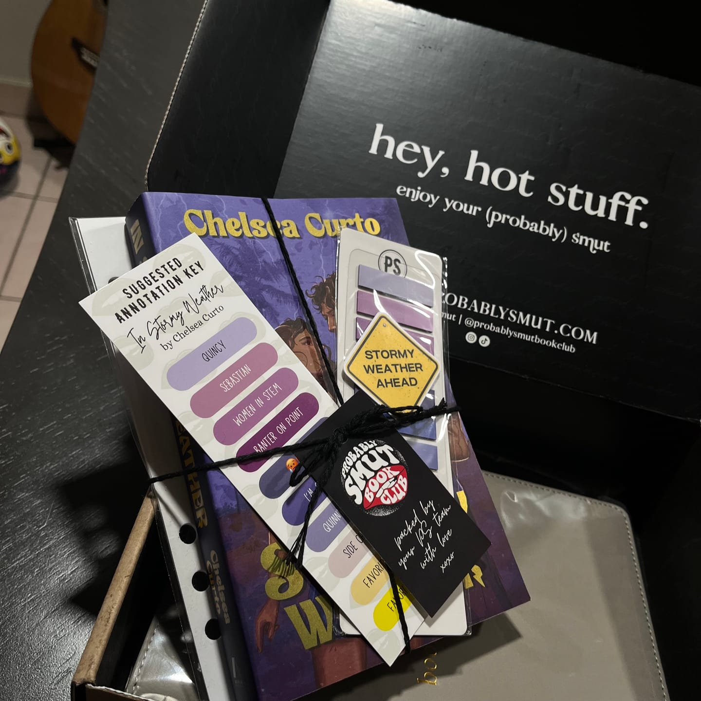 Customer photo review of good girl book club subscription