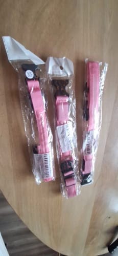 Customer photo review of Double-Light Collar to See Your Dog at Night
