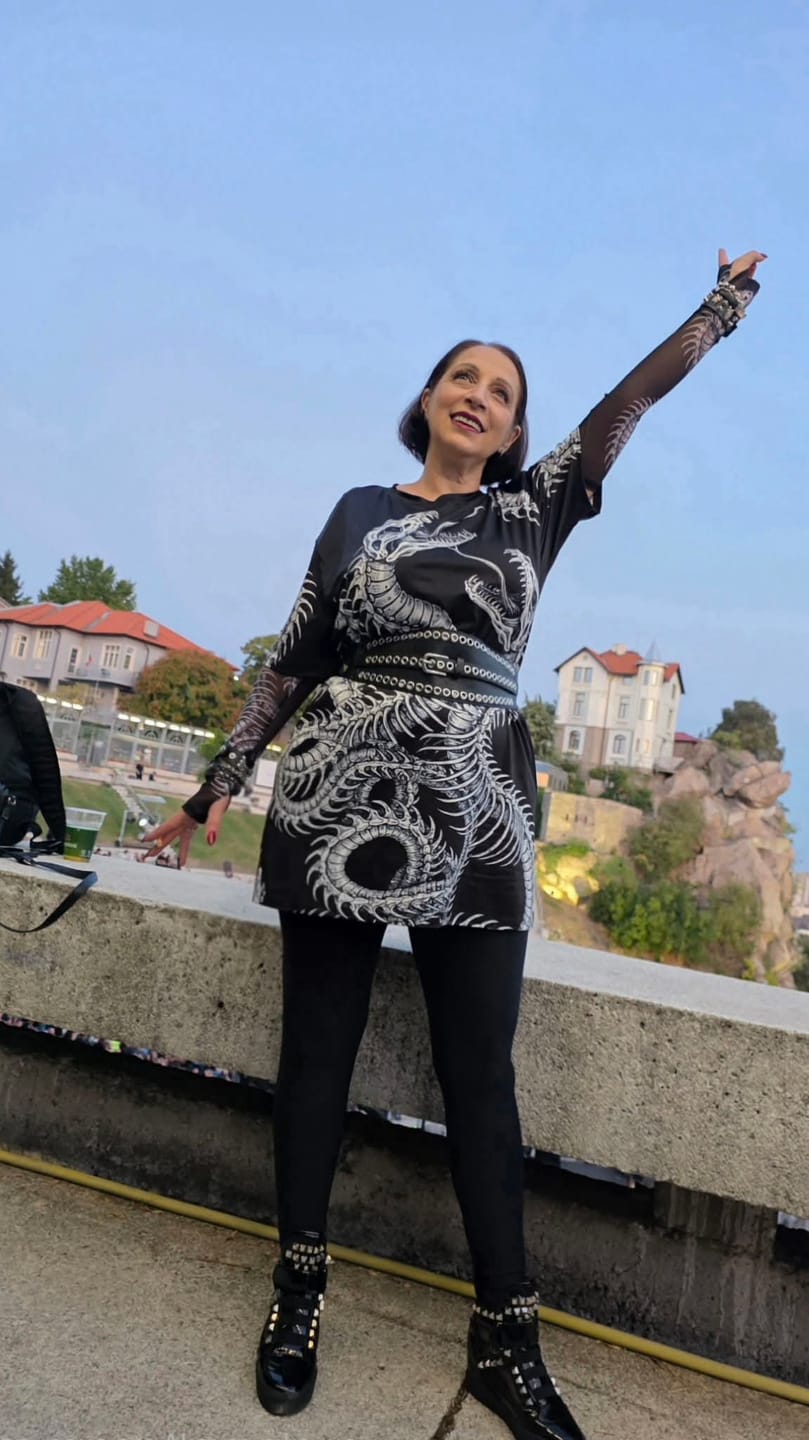 Customer photo review of Phantom Serpent Tee Shirt Dress