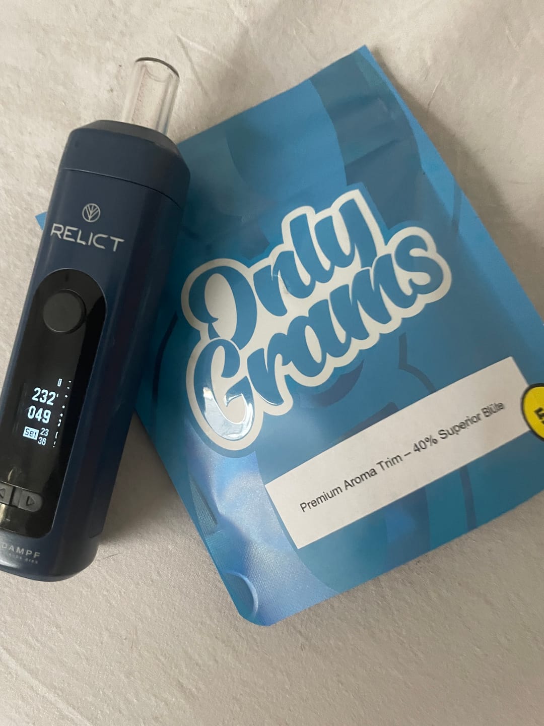 Customer photo review of Premium Aroma Trim – 40% Superior Blüte