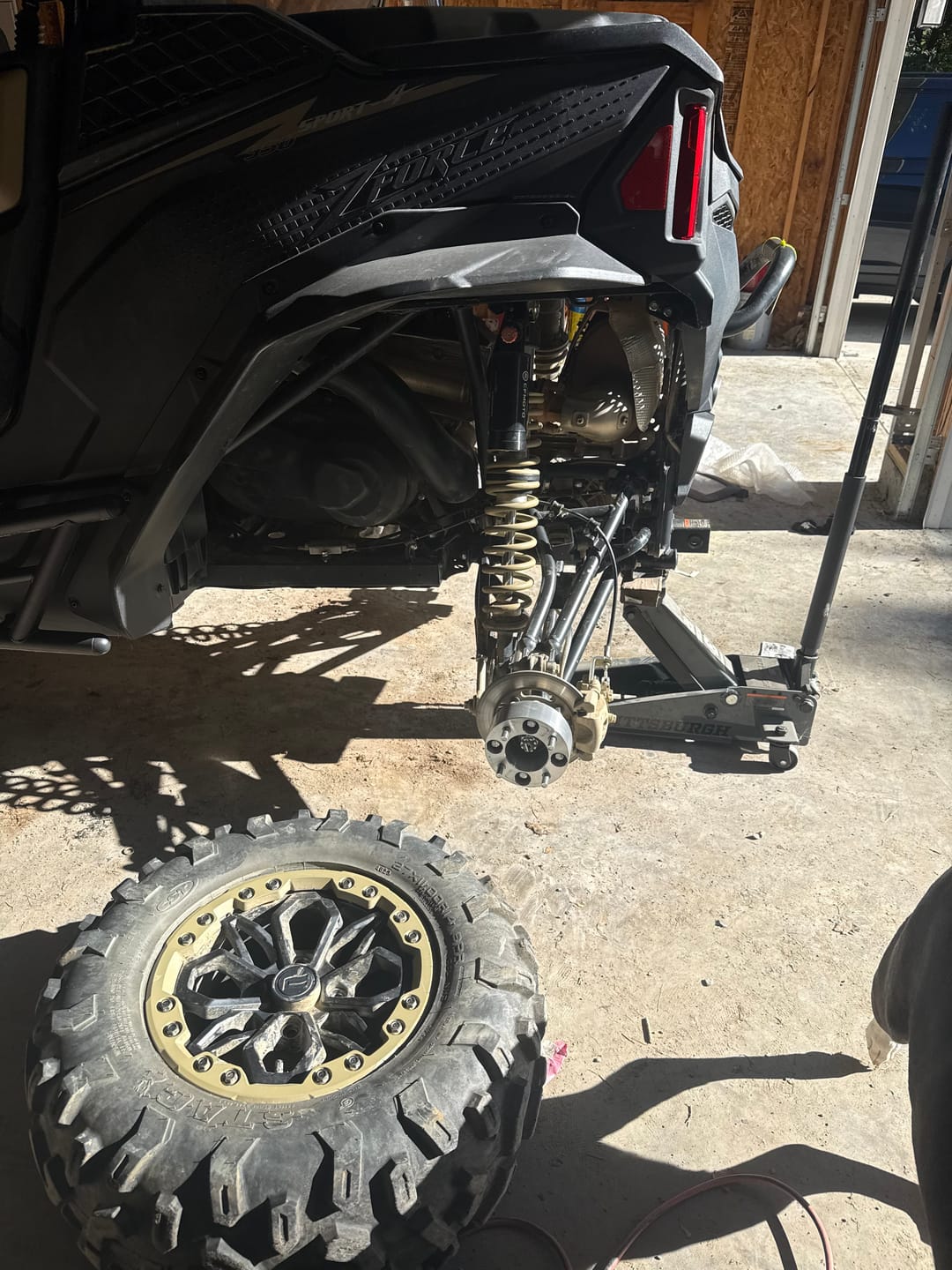 Customer photo review of CFMoto Wheel Spacers — ZForce 800/950