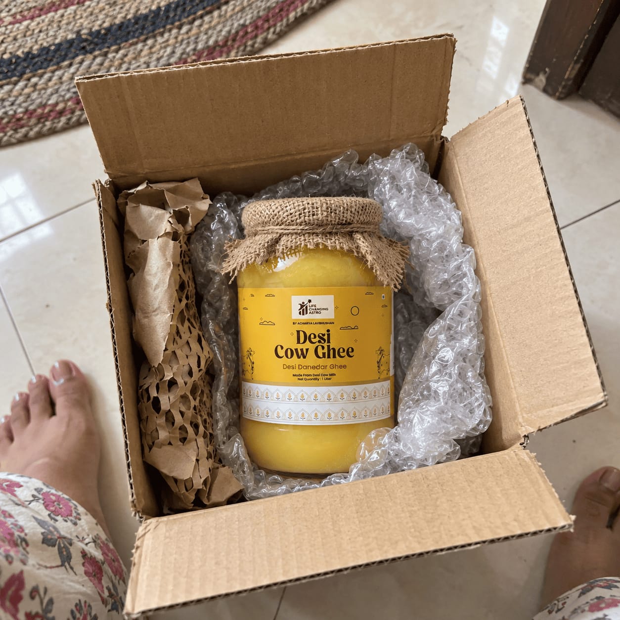 Customer photo review of Desi Cow Ghee