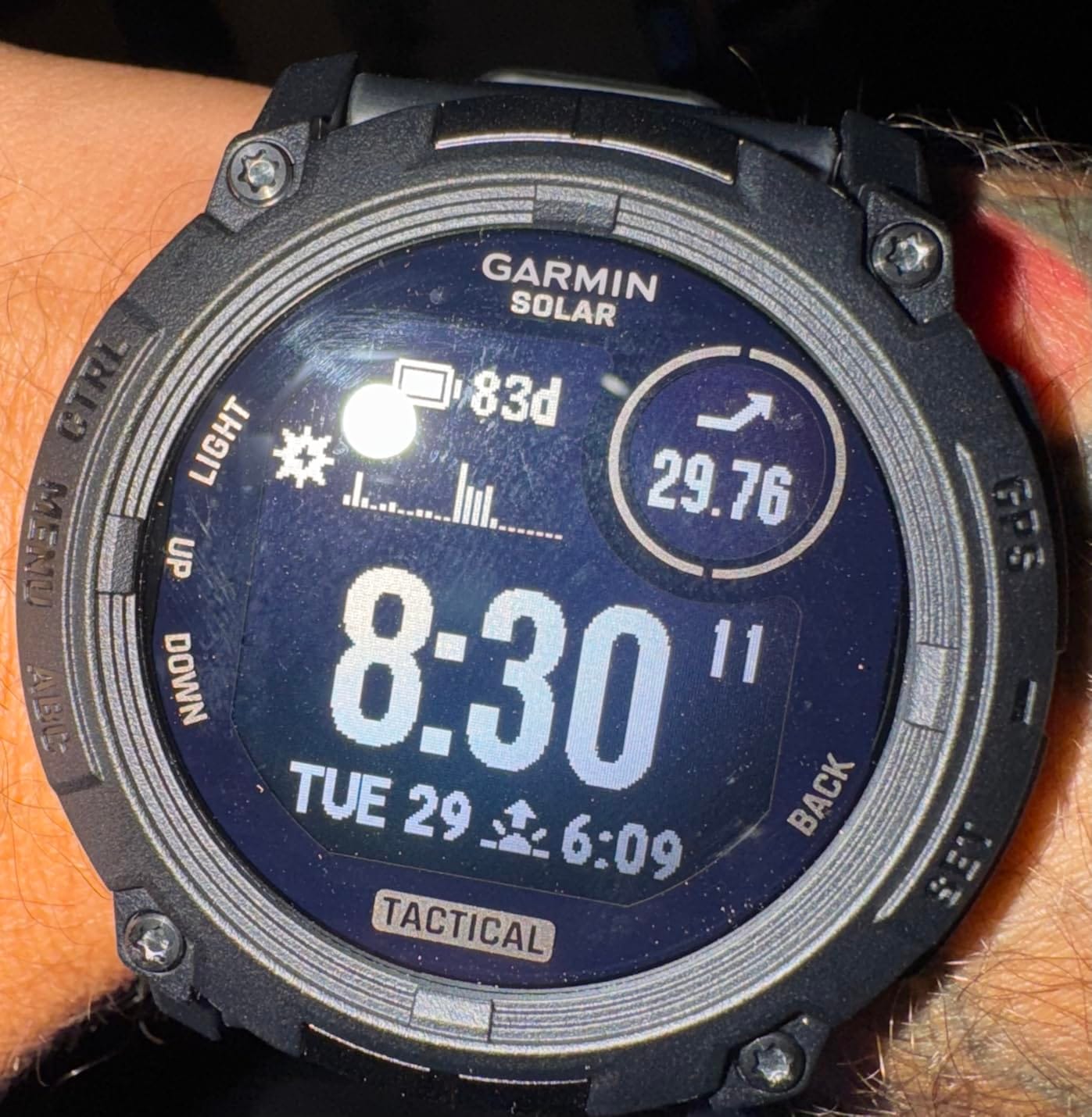 Customer photo review of Garmin Instinct 3 Tactical Edition