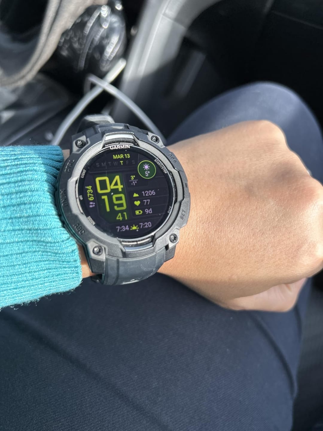 Customer photo review of Garmin Instinct 3 AMOLED