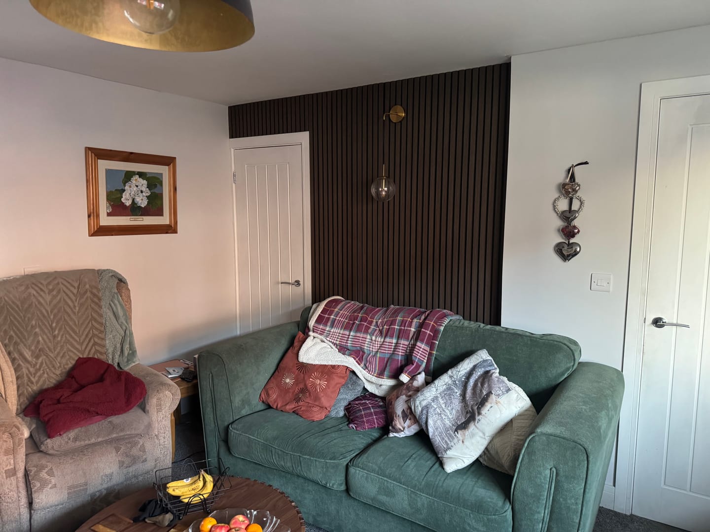 Customer photo review of Acoustic Slat Panel - Smoked Walnut