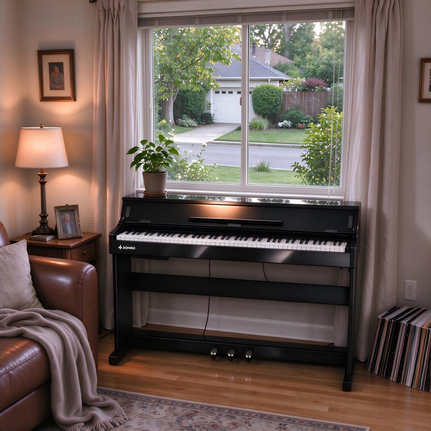 Customer photo review of Donner DDP-75 Piano Numérique Droit Noir Laqué, 88 Touches à Action de Marteau