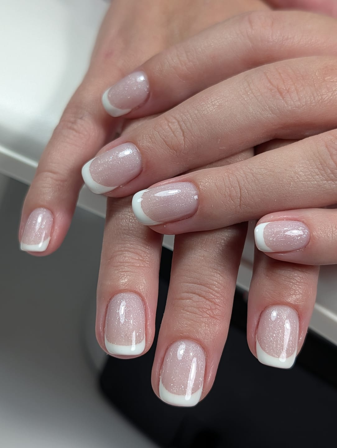 Customer photo review of Saute Nails One Touch Pastel Pink Builder Gel