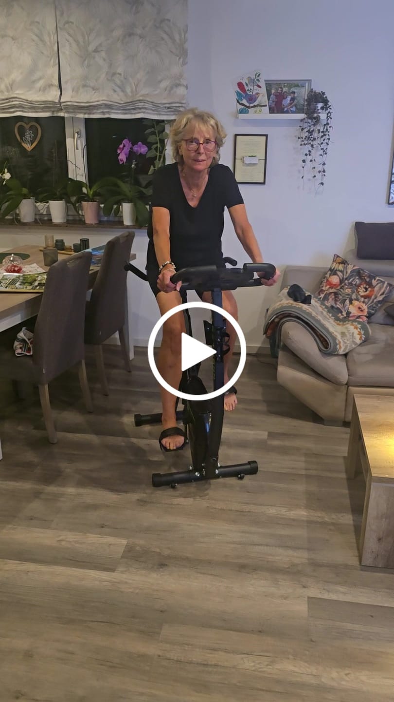 Customer video review of Tretmann RIDE- Heimtrainer mit tiefem Einstieg