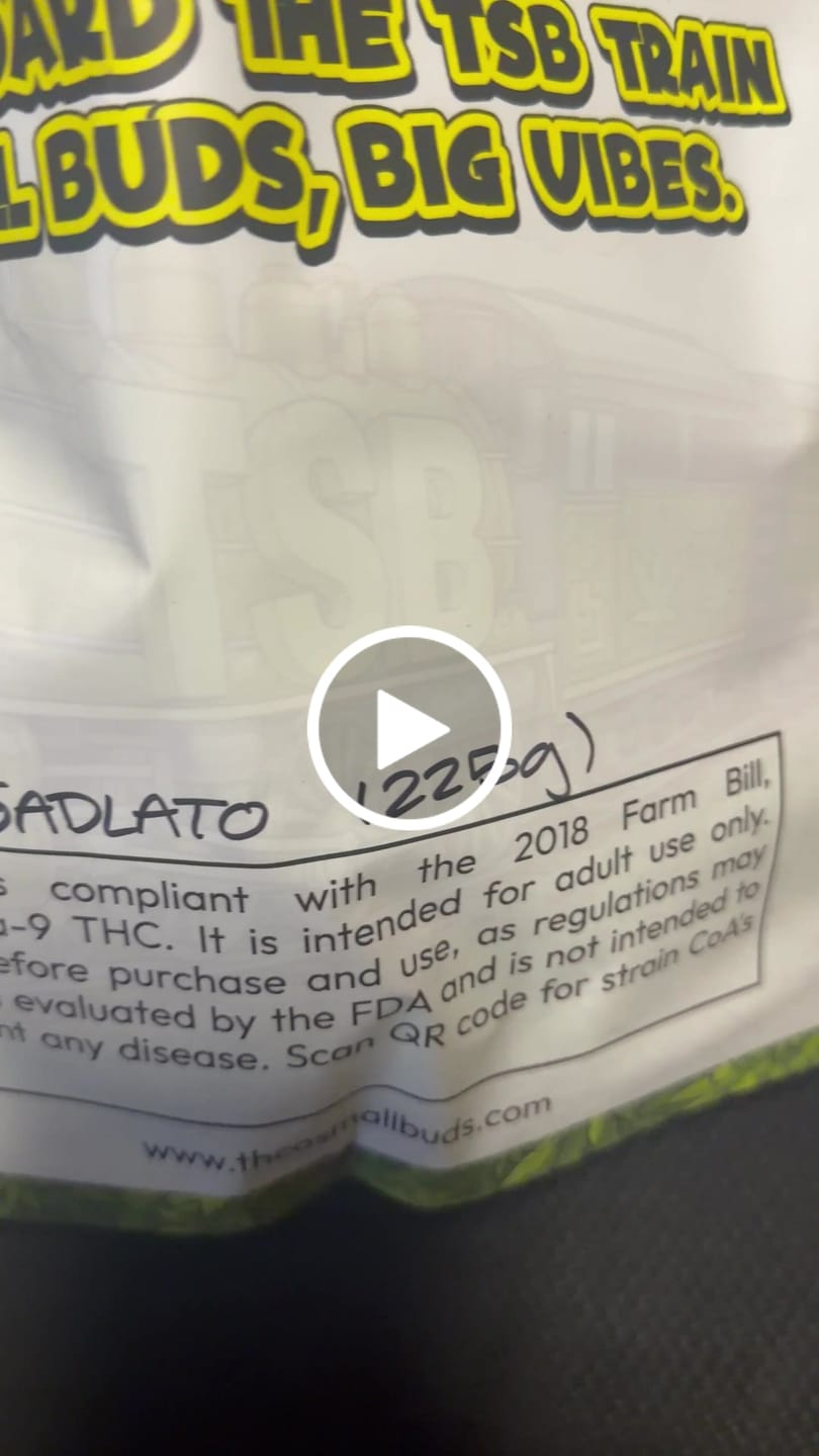Customer video review of Toadlato THCA Flower