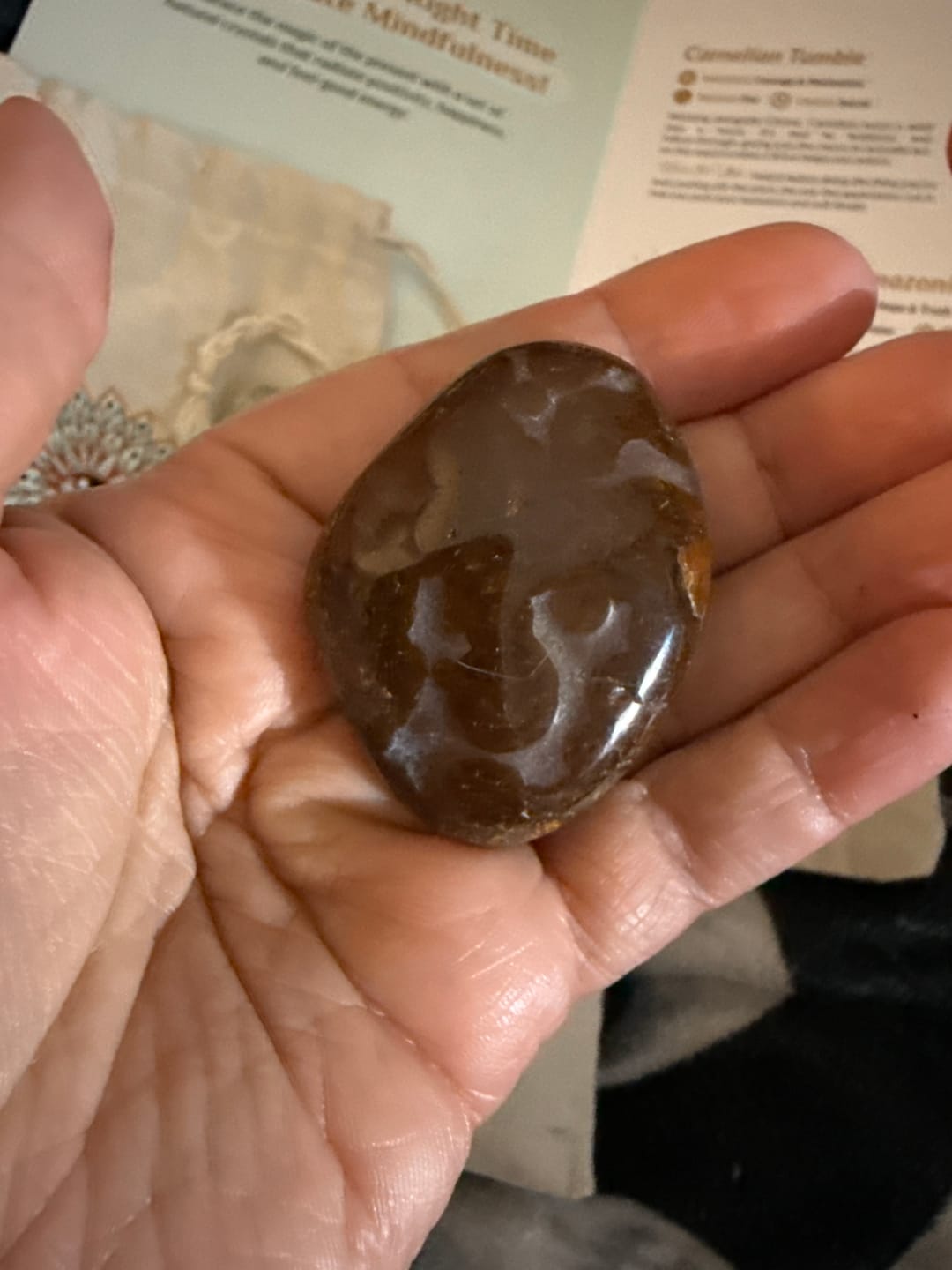 Customer photo review of Crystal Mystery Bag – Citrine Edition
