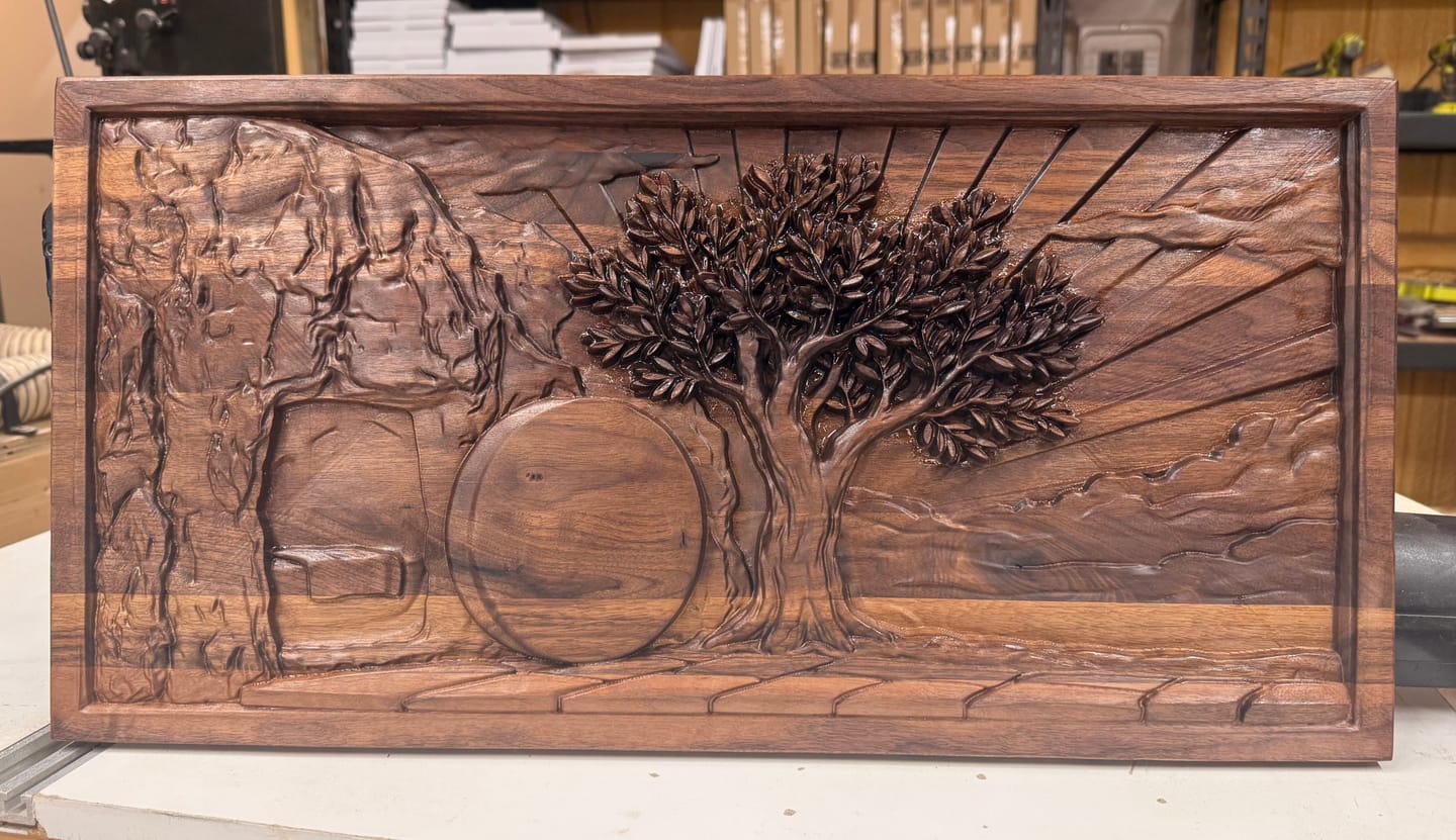 Customer photo review of Walnut Panel