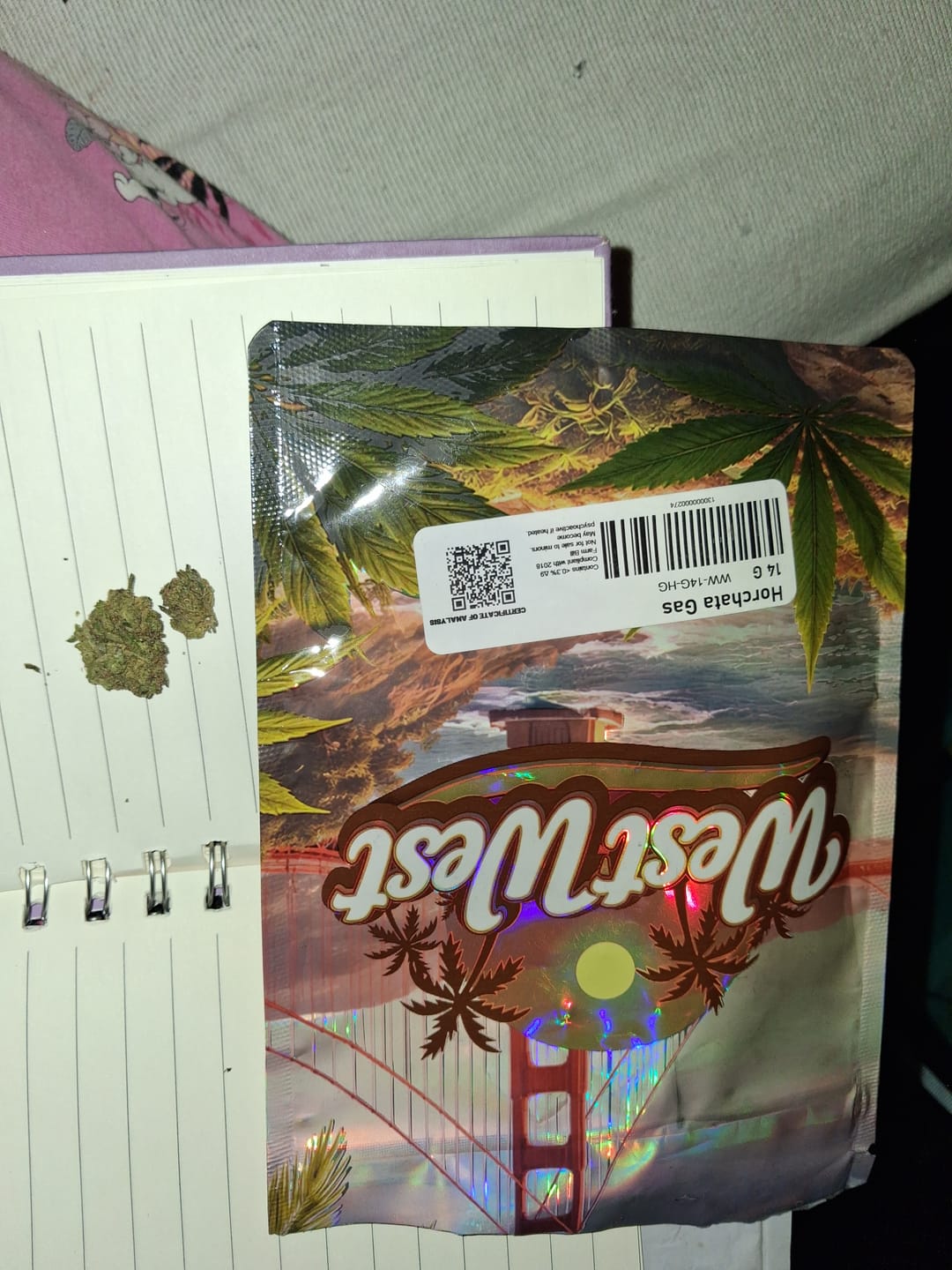 Customer photo review of West West Brand - Horchata Gas - 14 Grams - Hybrid