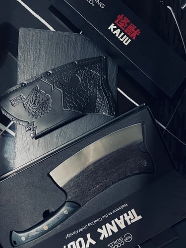 Customer photo review of Kaiju 8" Bone Crusher Cleaver