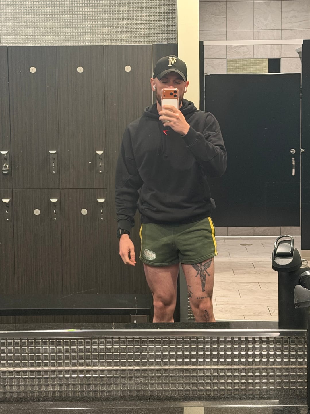Customer photo review of Vintage Cotton Shorts - Green Yellow