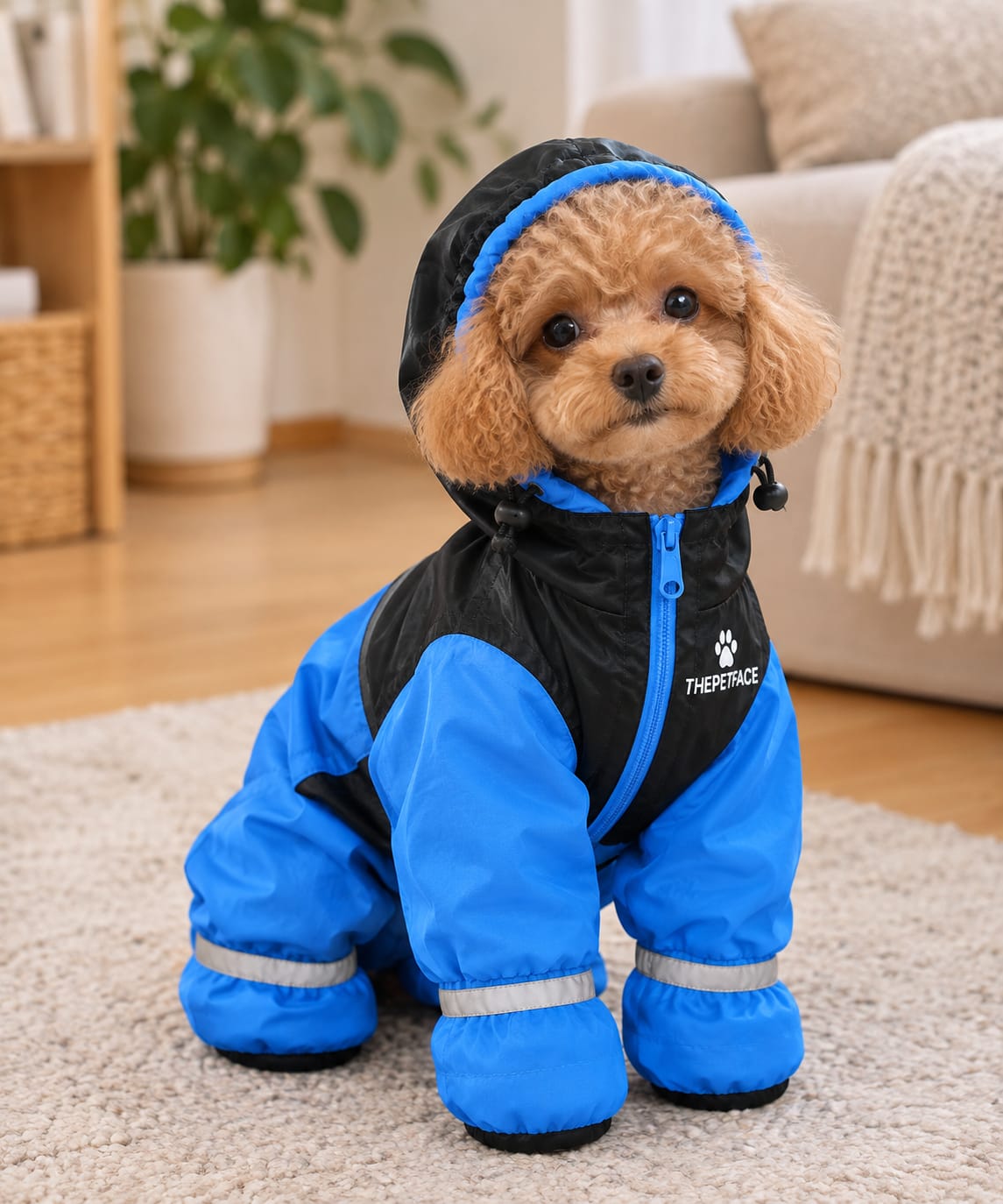 Customer photo review of Chubasquero integral para perros pequeños