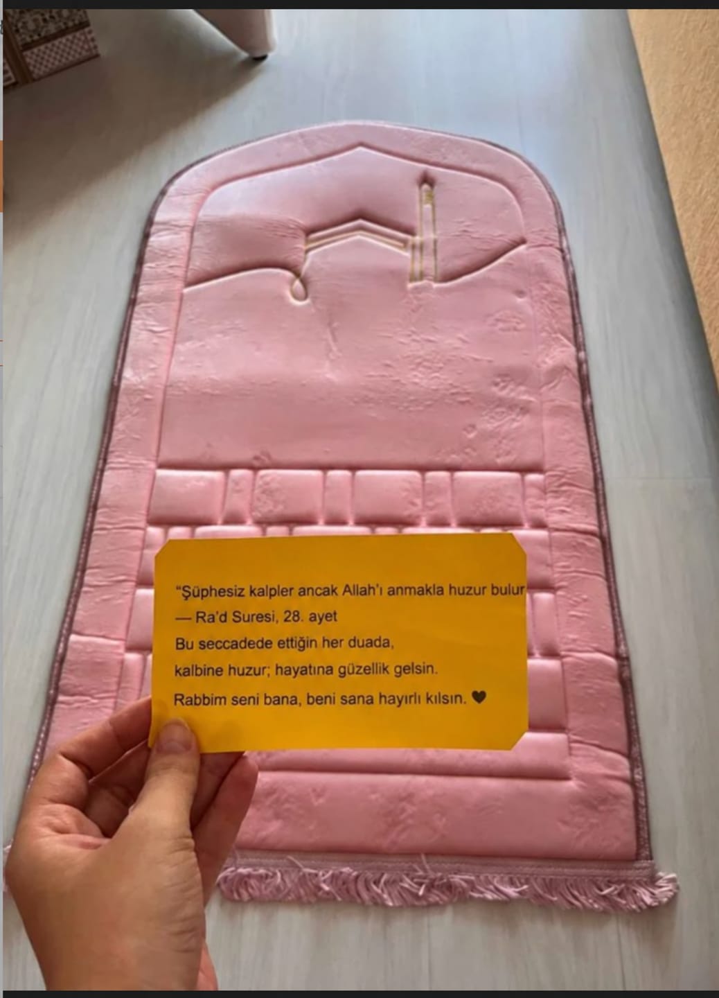 Customer photo review of ORTOPEDİK SECCADE