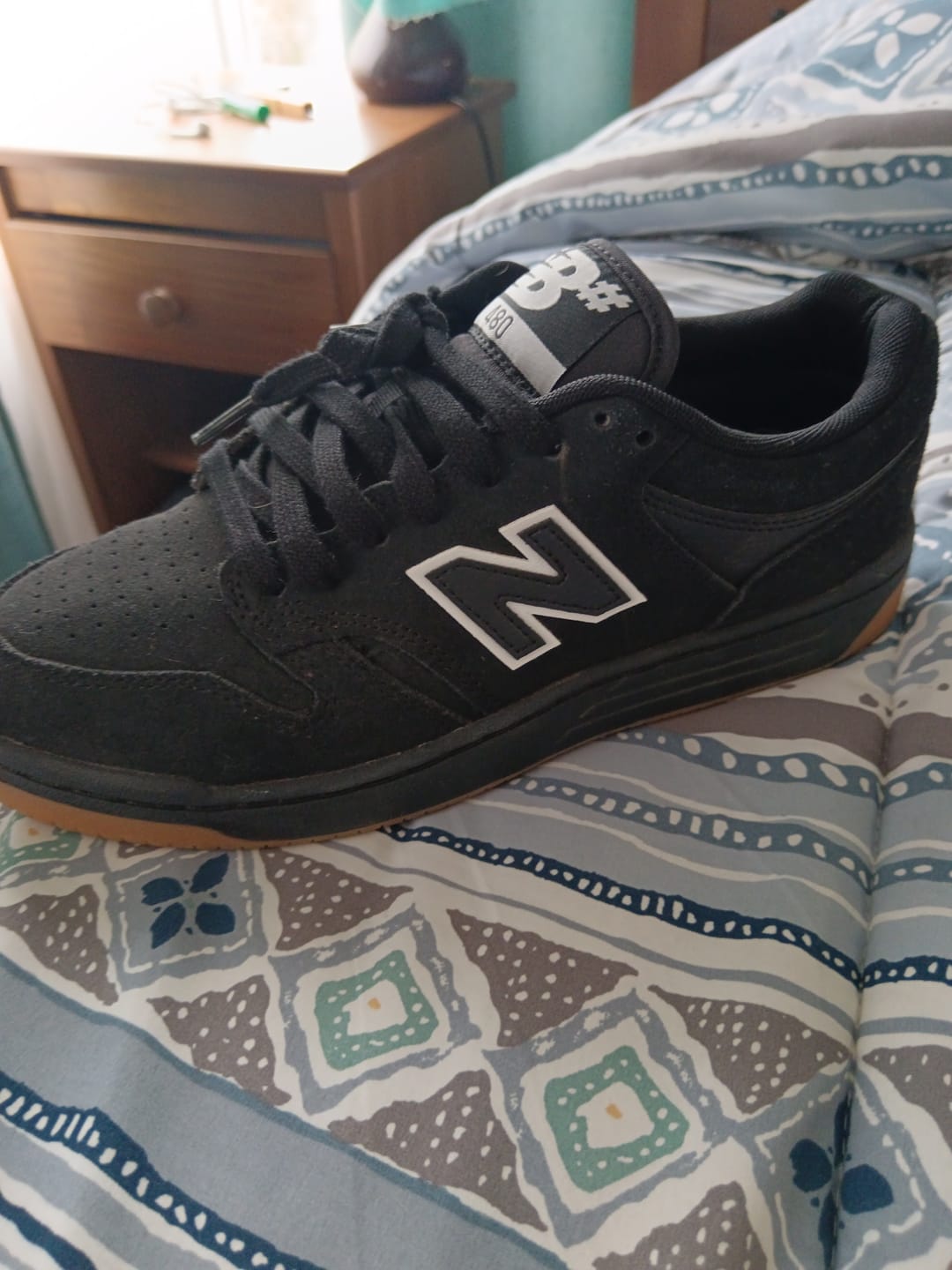 Customer photo review of Zapatillas New Balance 480 Hombre Negro