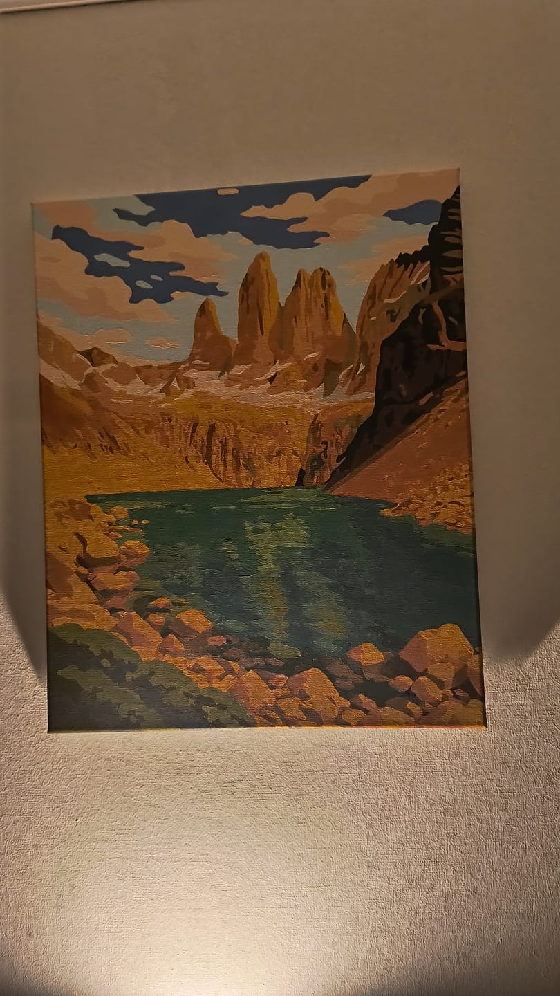 Customer photo review of Torres del Paine (Pintura por Números) 40x50 cm