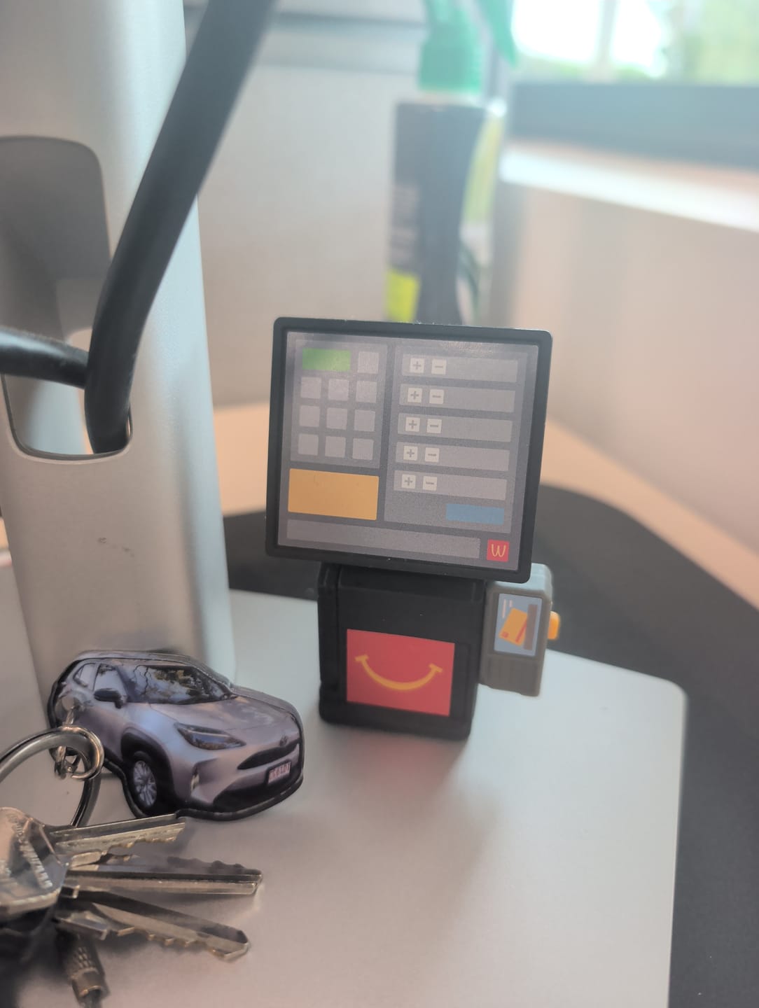 Customer photo review of PG Mini Custom Keychain