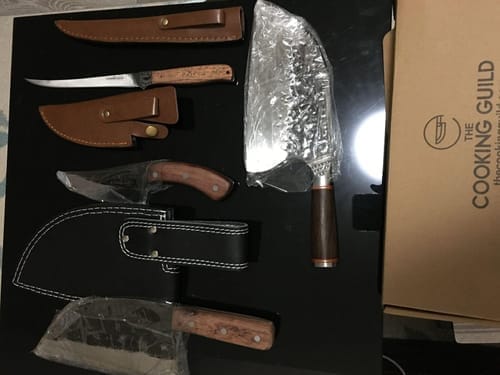 Customer photo review of Dynasty Series Warrior Knife Set