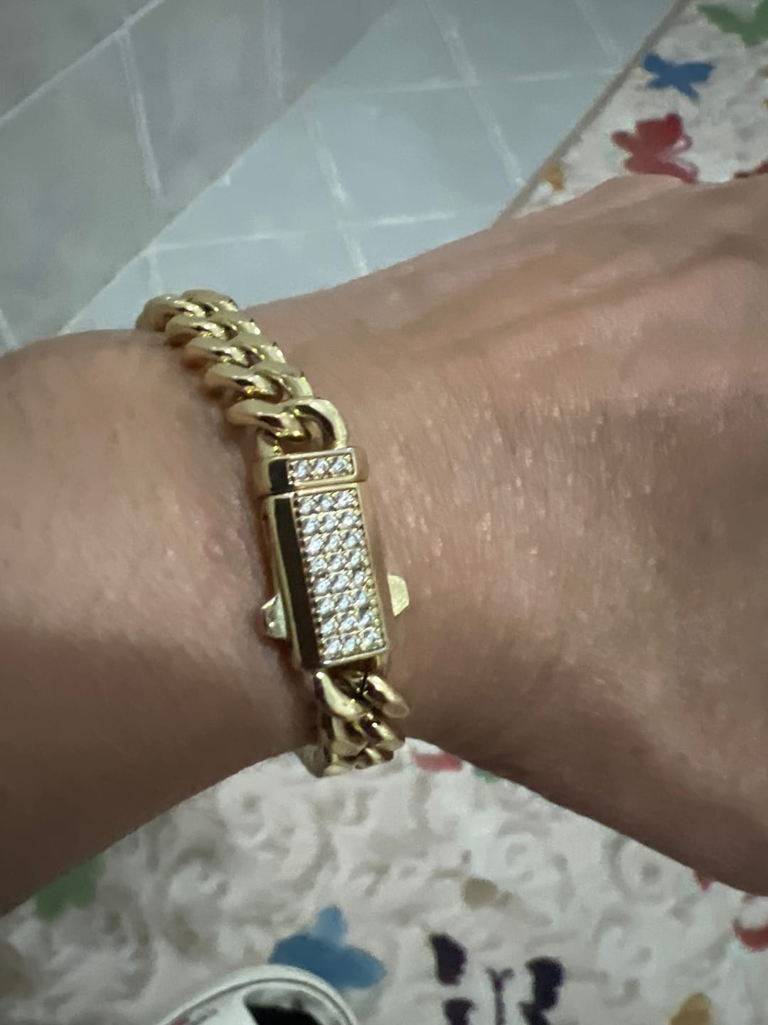 Customer photo review of Armband VIP Gurmet Classic Shine -14K vergoldet
